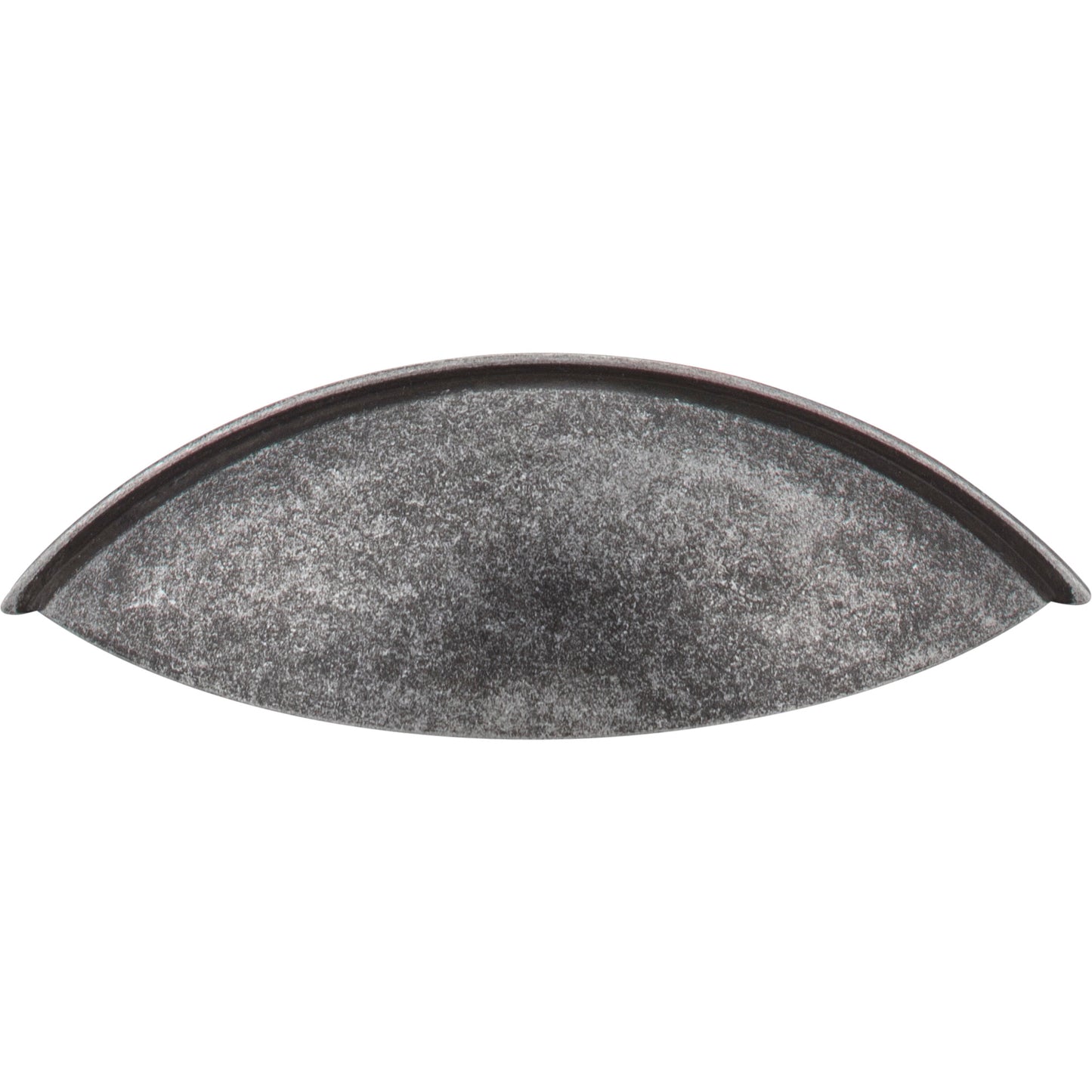 JEFFREY ALEXANDER 8236SIM Bordeaux 96 mm Center-to-Center Cup/Bin Pull - Distressed Antique Silver