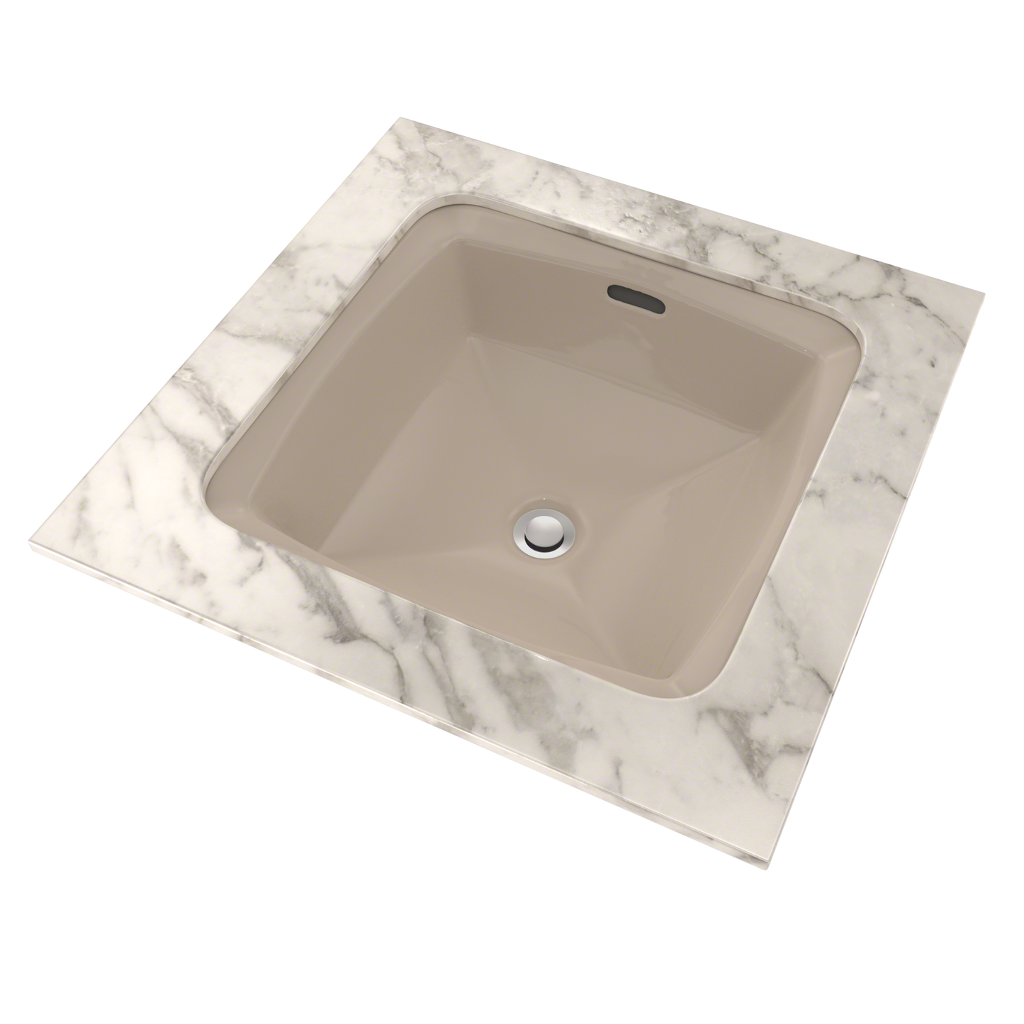 TOTO LT491G#03 Connelly Square Undermount Bathroom Sink With Cefiontect - Bone