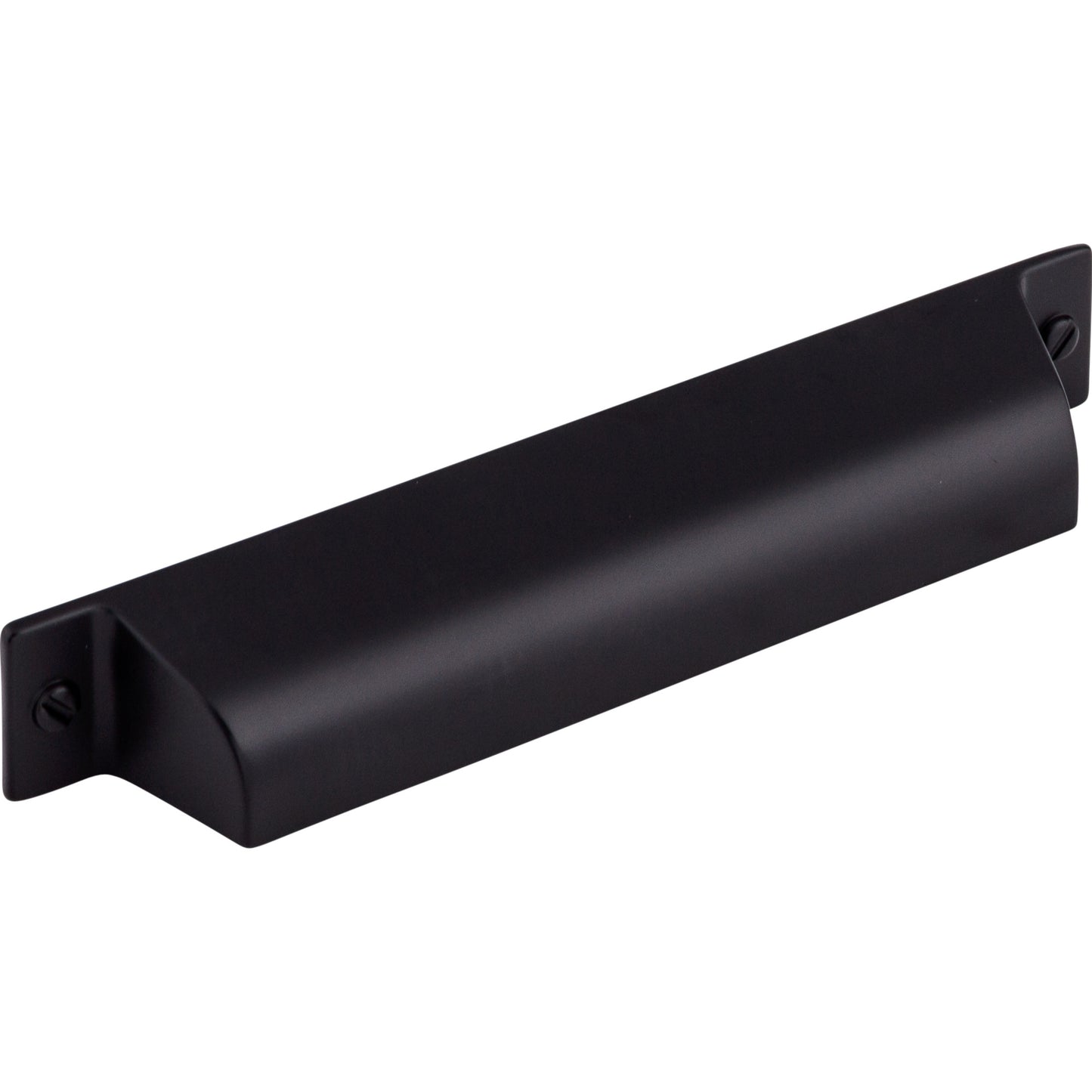 TOP KNOBS TK774BLK Channing 5" Center to Center Cup/Bin Pull - Flat Black