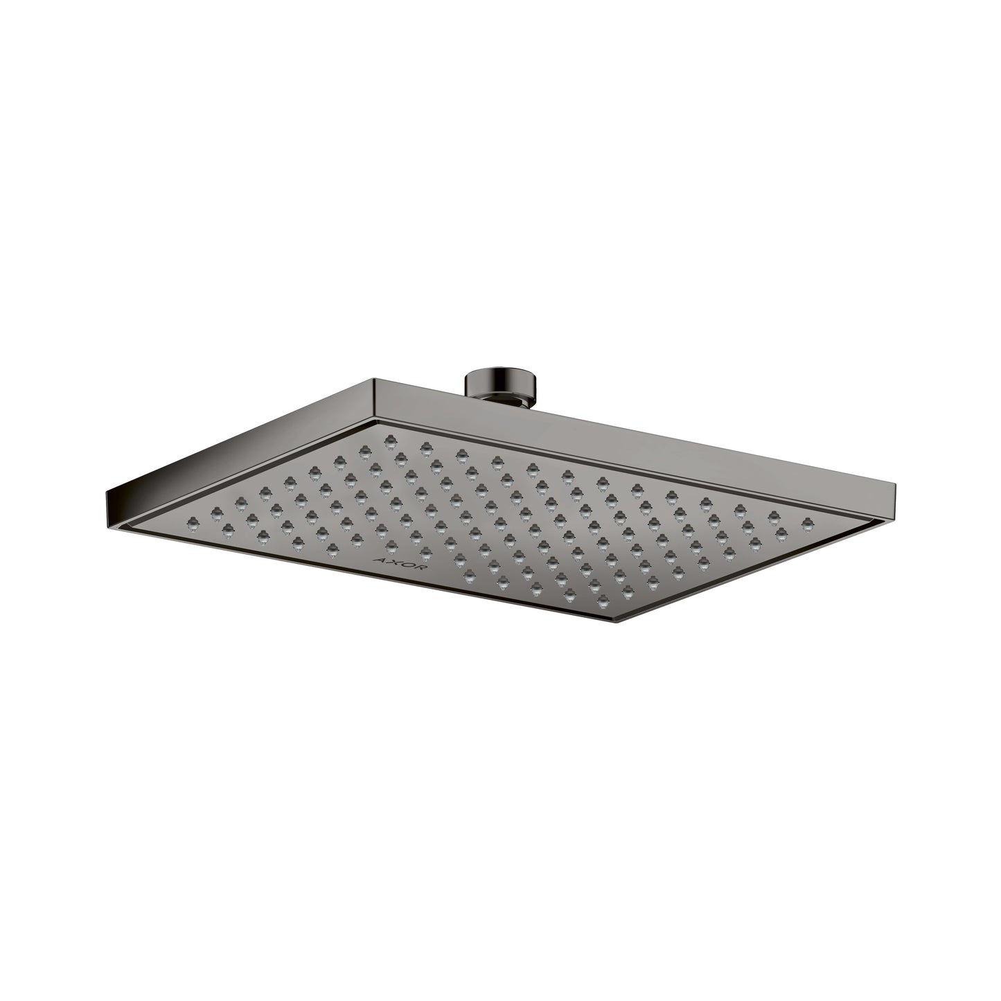 AXOR 35370331 ShowerSolutions Showerhead Square 245/185 1-Jet, 2.5 GPM - Polished Black Chrome