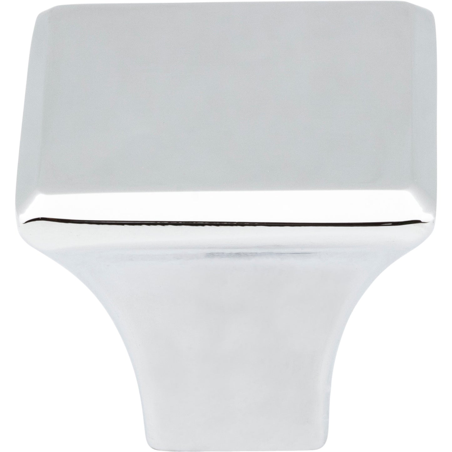 JEFFREY ALEXANDER 972PC Marlo 1-1/8" Length Square Knob - Polished Chrome