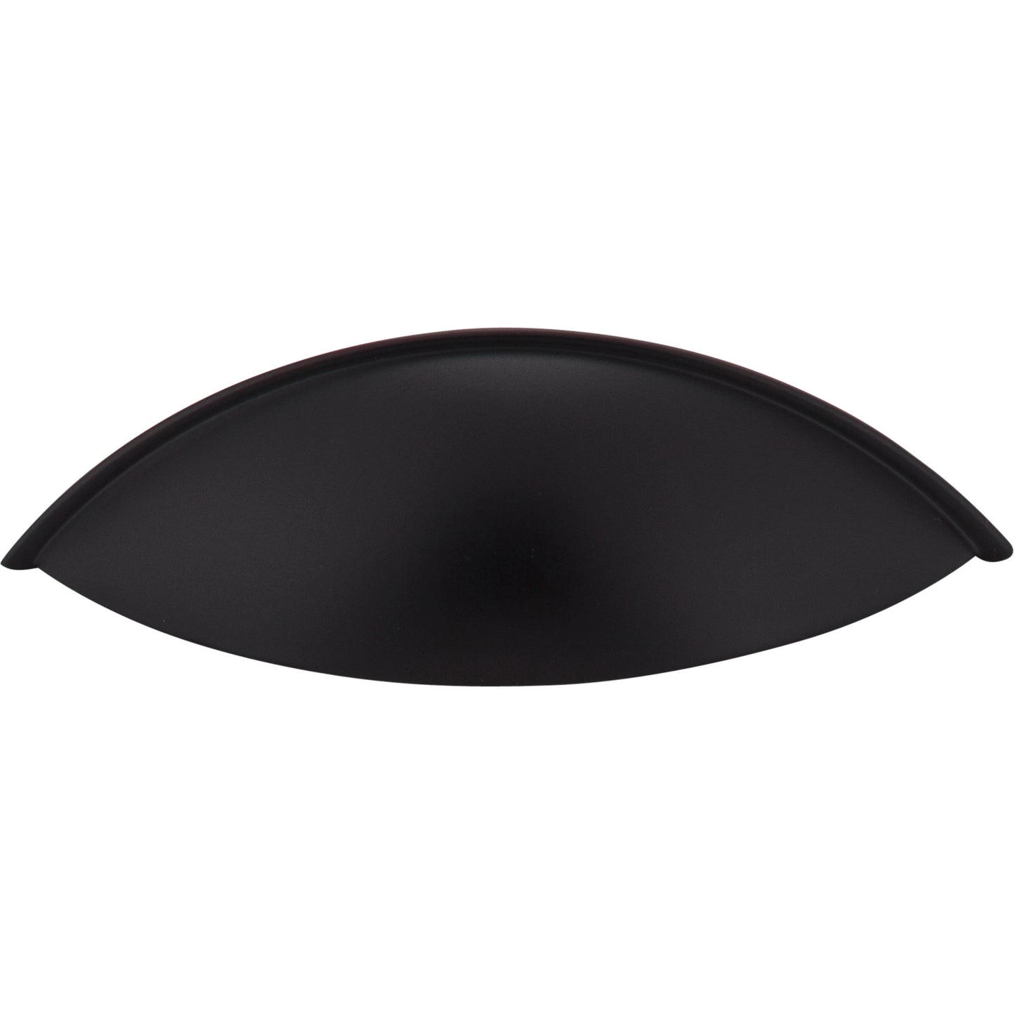 JEFFREY ALEXANDER 8236BLK Bordeaux 96 mm Center-to-Center Cup/Bin Pull - Matte Black