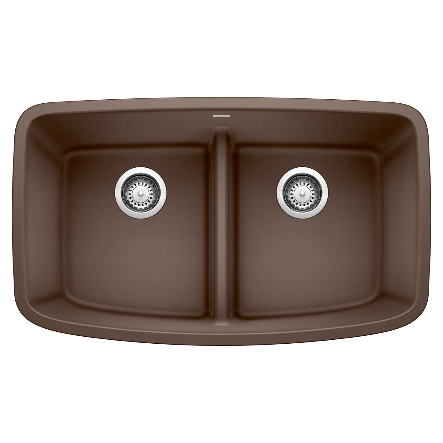 BLANCO 442203 Valea Valea SILGRANIT 32" 50/50 Double Bowl Undermount Kitchen Sink with Low Divide - Cafe in Cafe