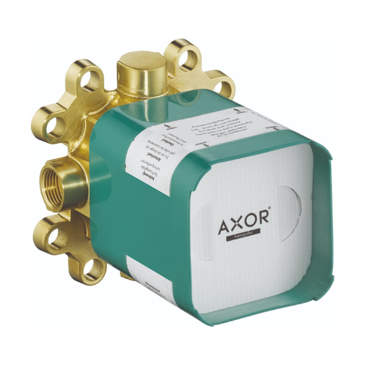 AXOR ShowerSolutions Rough, Showerhead 240 1-Jet with Showerarm in N.A.