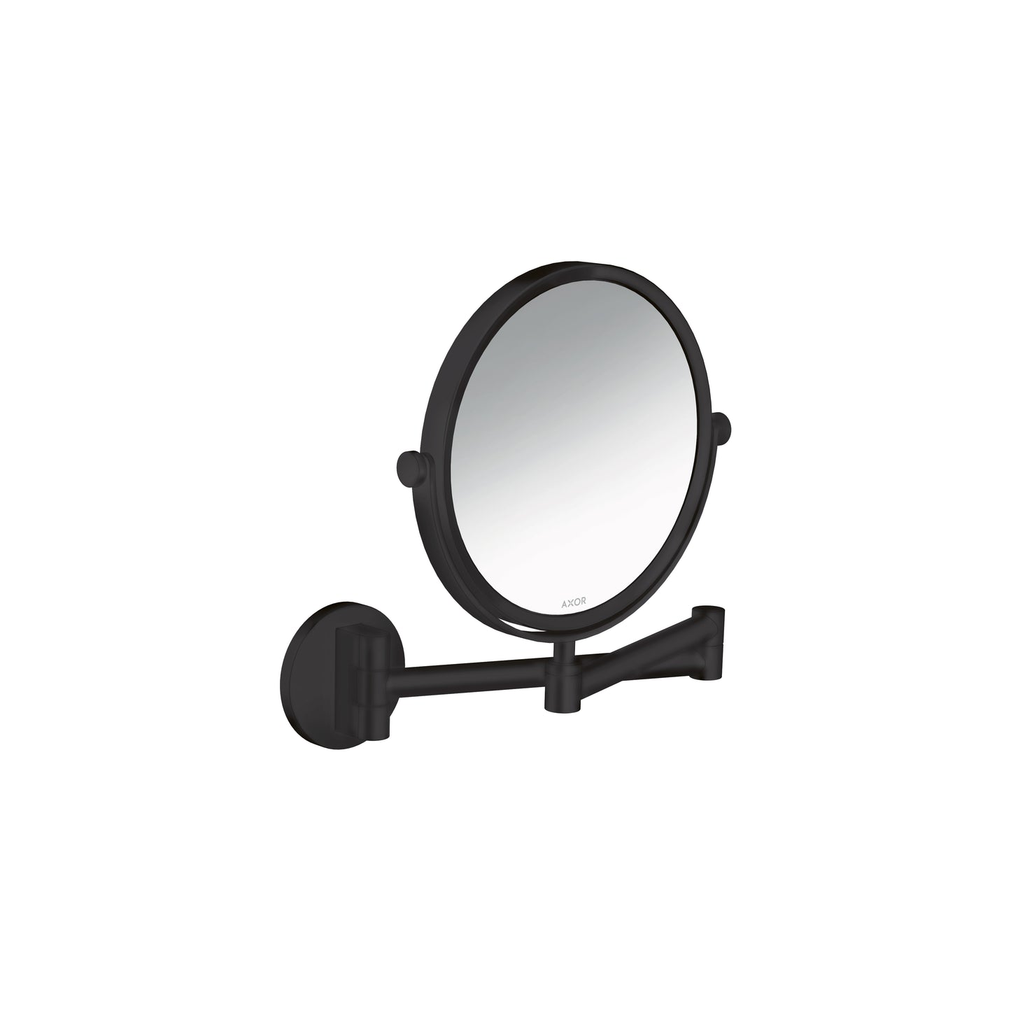 AXOR Universal Circular Shaving Mirror in Matte Black