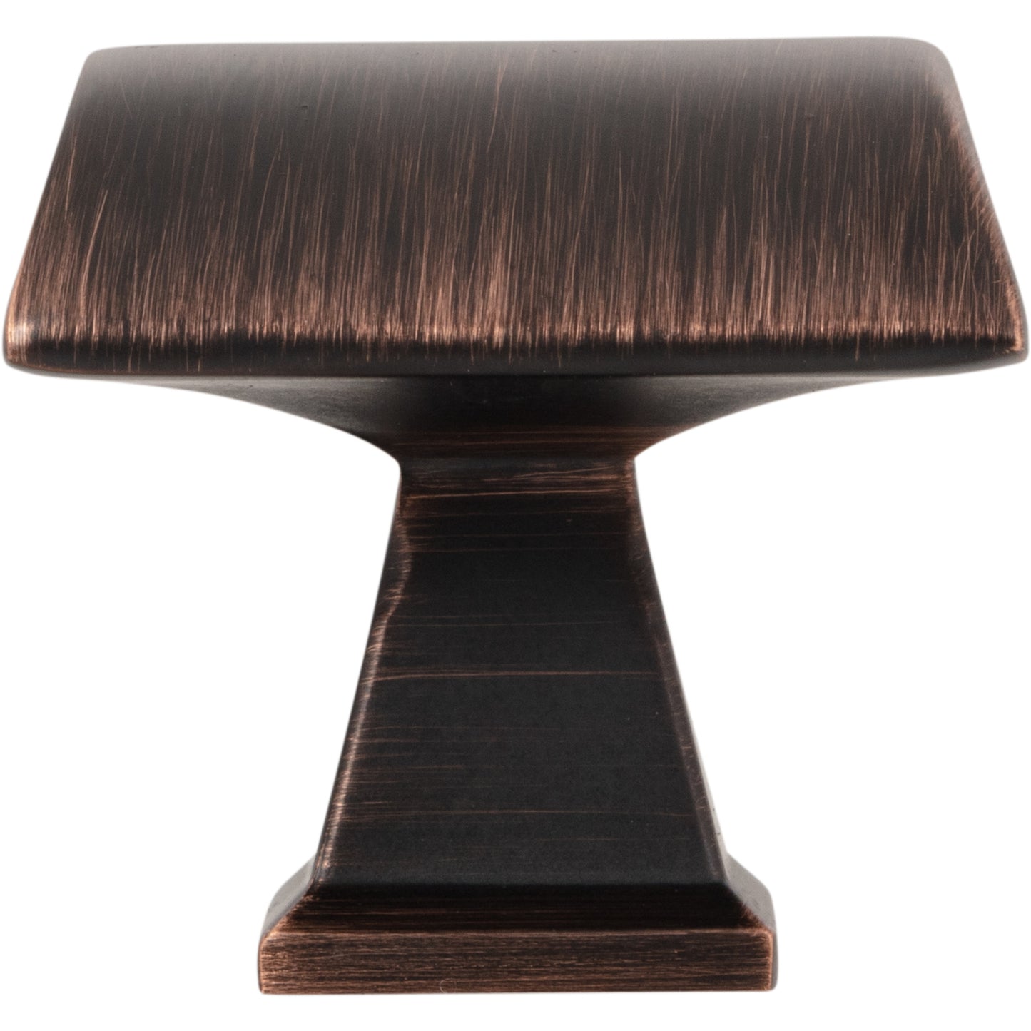 JEFFREY ALEXANDER 944DBAC Roman 1-1/4" Length Square Knob - Brushed Oil Rubbed Bronze