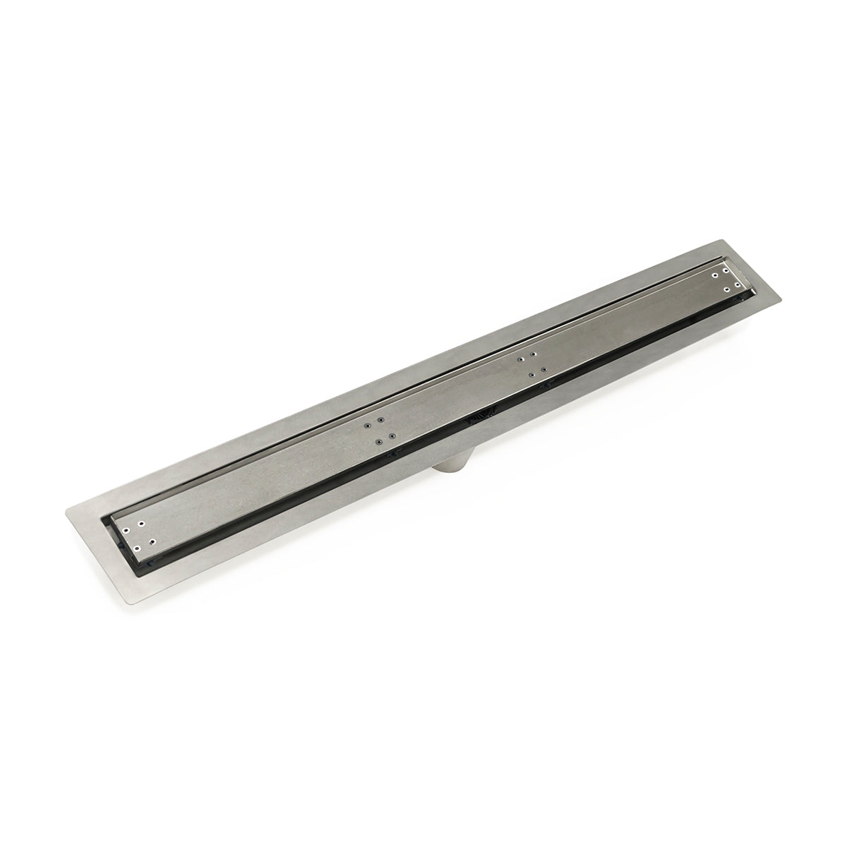INFINITY DRAIN FFTIF 6560 SS FFTIF 65 60" FF Series Complete Kit with Tile Insert Frame in Satin Stainless