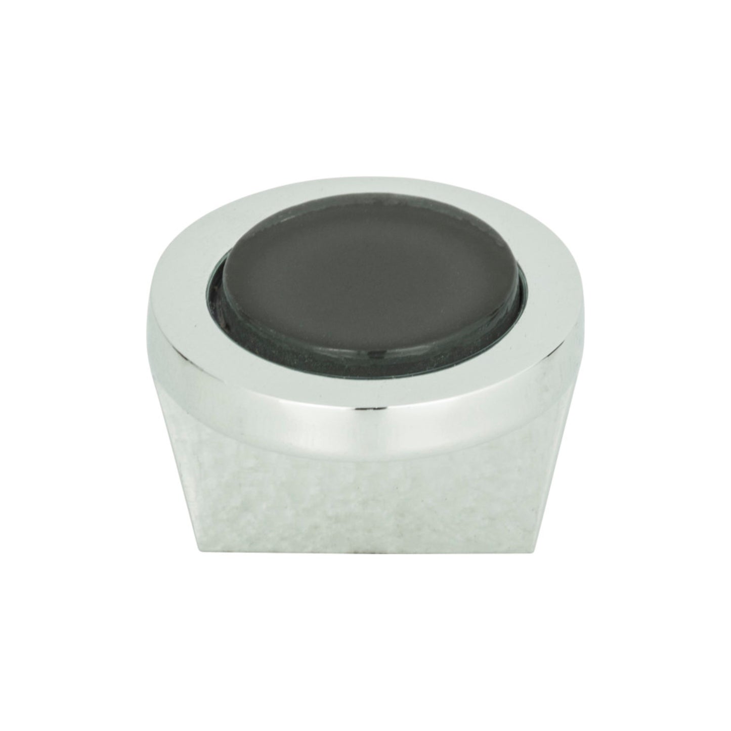 ATLAS 229-BLK-CH Spa 1-1/4" Diameter Round Knob - Polished Chrome