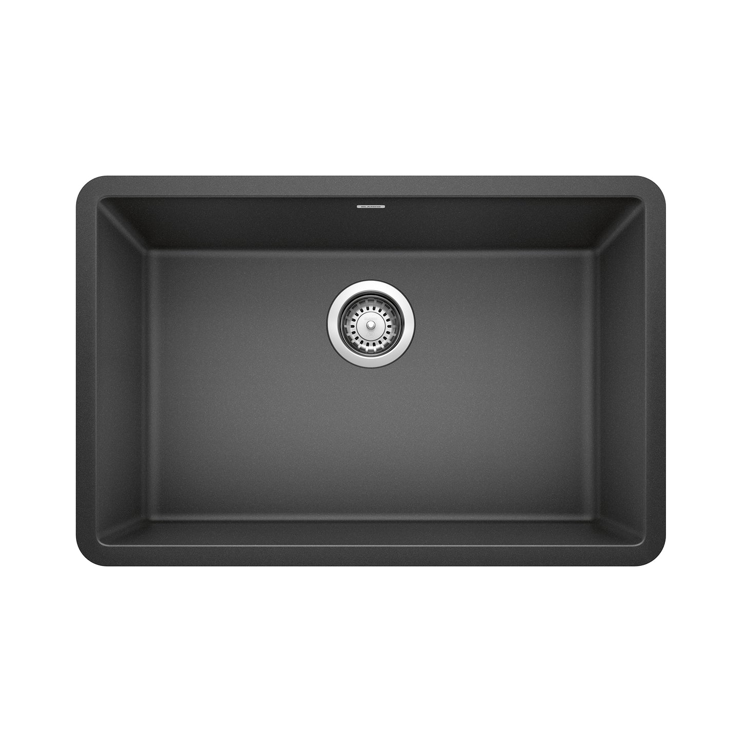 BLANCO 522259 Precis Precis SILGRANIT 27" Single Bowl Undermount Kitchen Sink - Anthracite in Anthracite