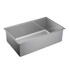 MOEN G16100 1600 Series Steel 16 Gauge Single Bowl Sink In Stainless