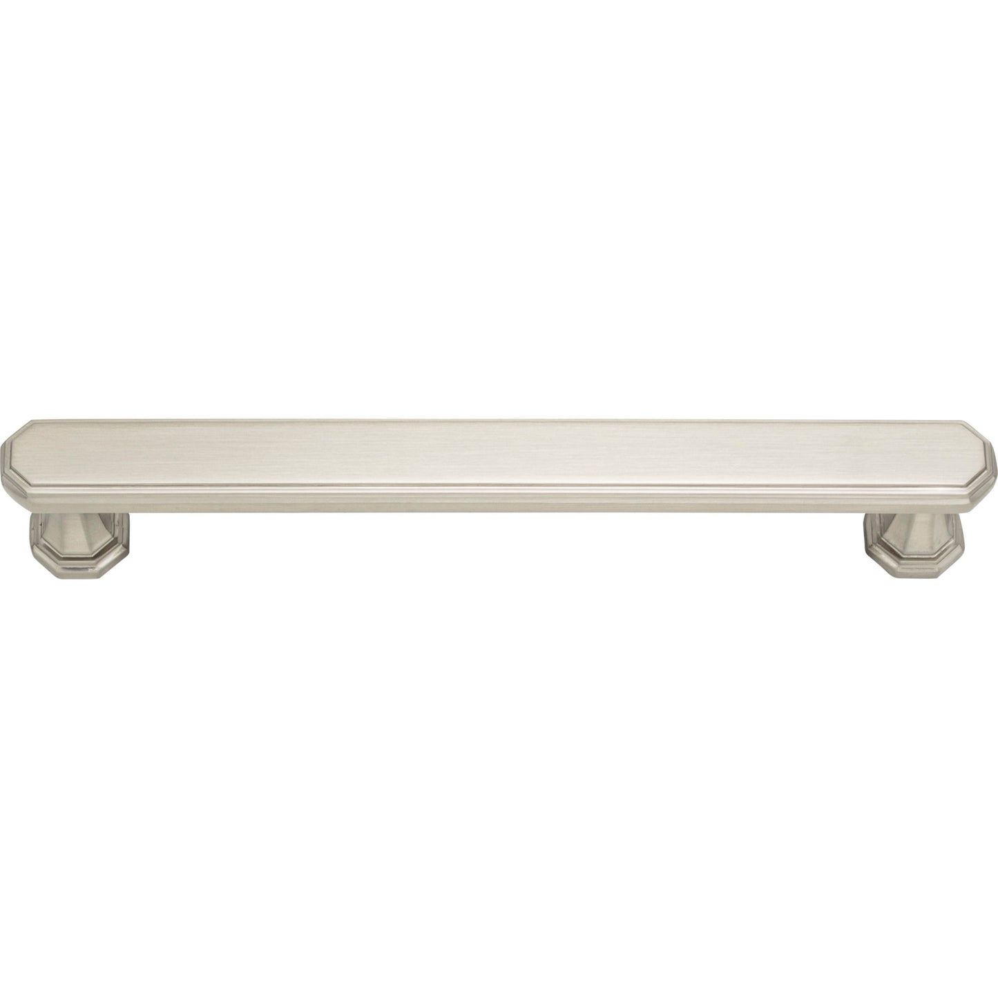 ATLAS 321-BRN Dickinson 6 5/16" Center to Center Bar Pull - Brushed Nickel