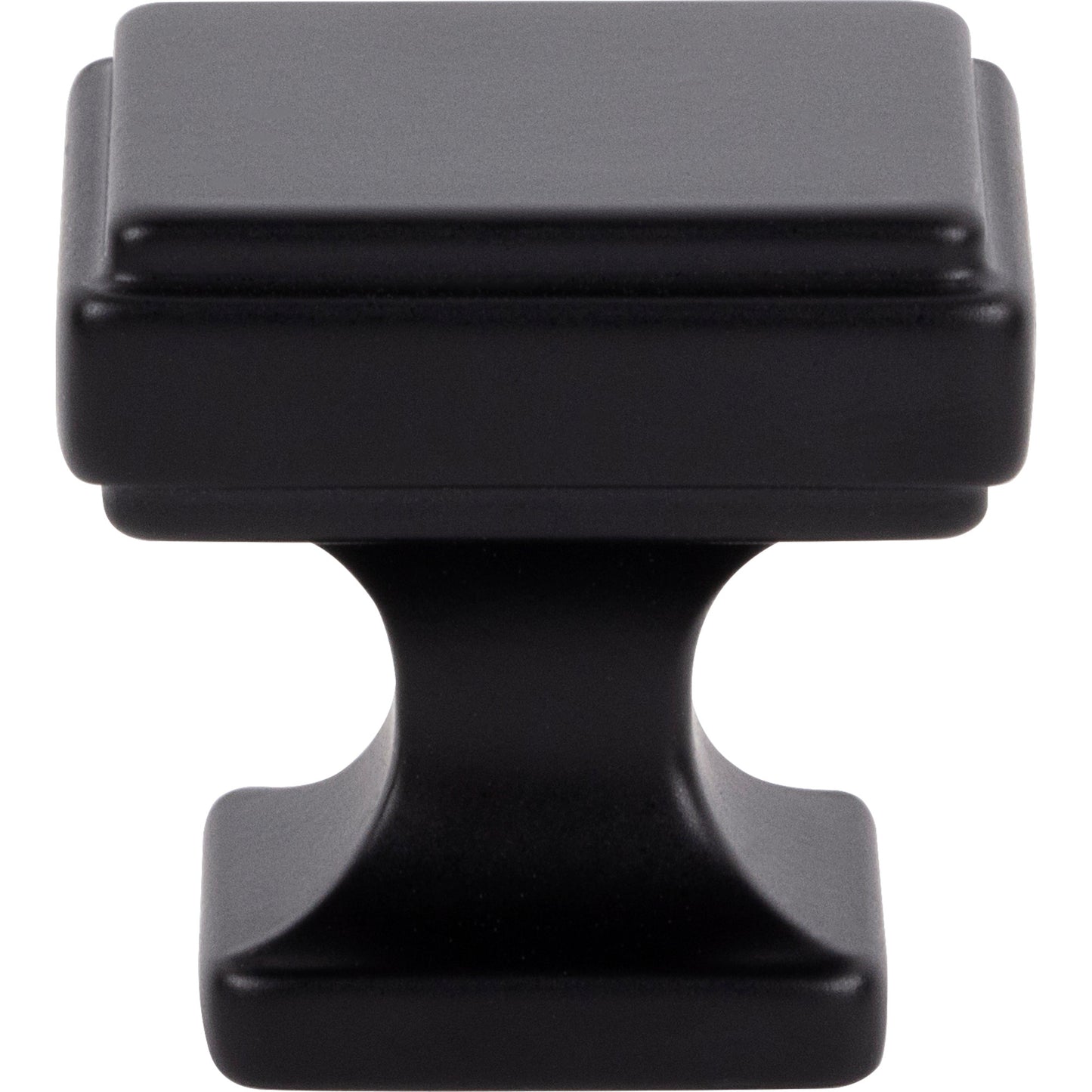 ATLAS A201-BL Kate 1 1/4" Length Square Knob - Matte Black