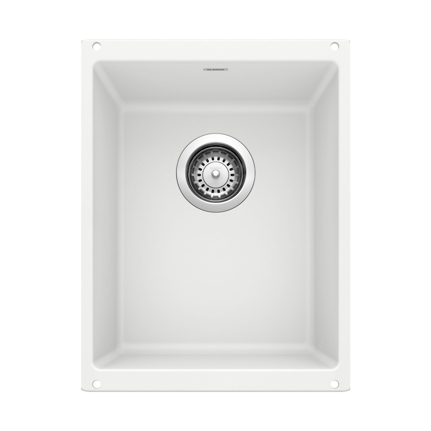 BLANCO 513422 Precis Precis SILGRANIT 13" Undermount Bar Sink - White in White