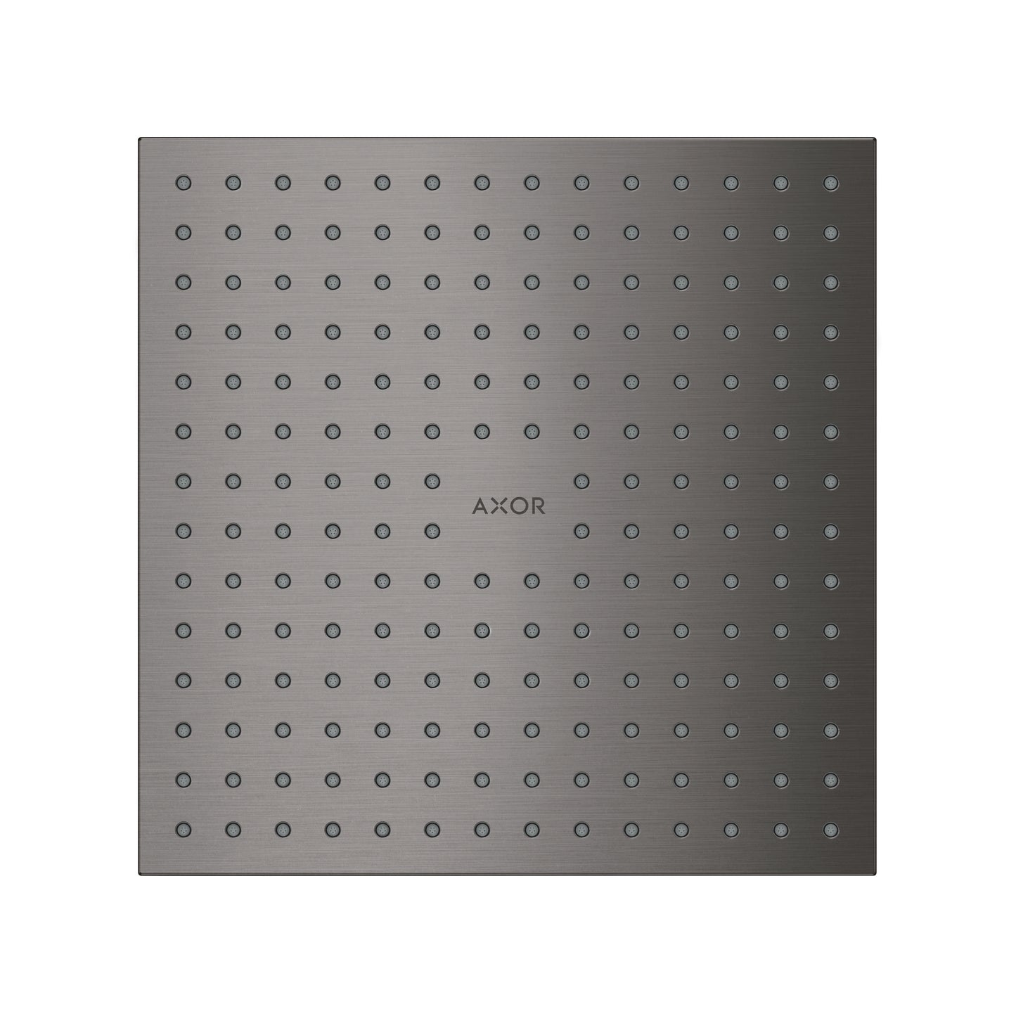AXOR 35315341 ShowerSolutions Showerhead 250 Square 2-Jet, 1.75 GPM - Brushed Black Chrome