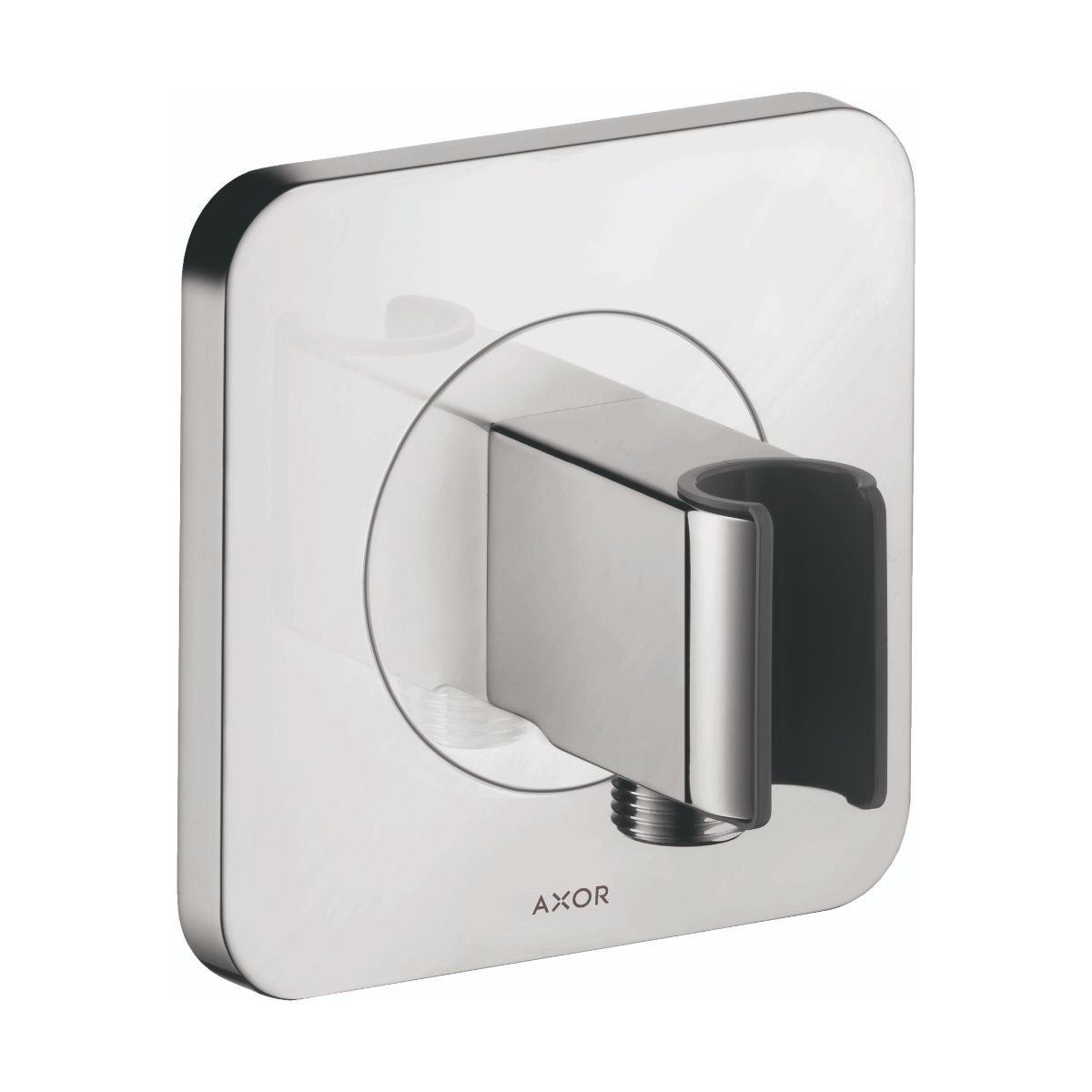 AXOR Citterio E Handshower Holder with Outlet 5" x 5" in Chrome