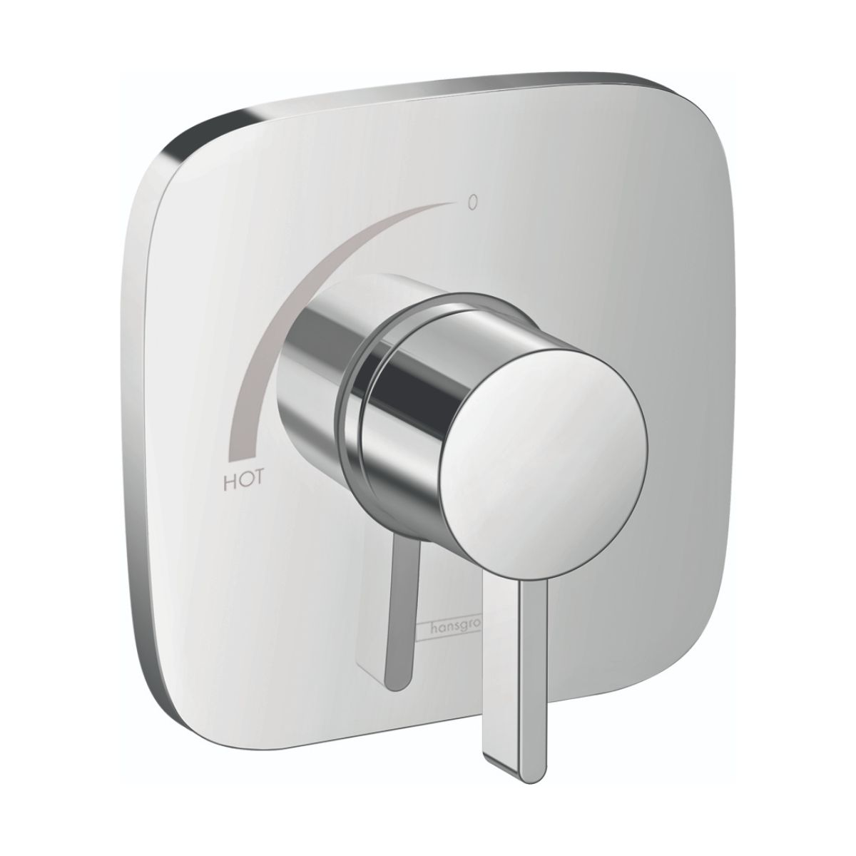 HANSGROHE 15718001 Chrome Ecostat E Modern Pressure Balance Trim
