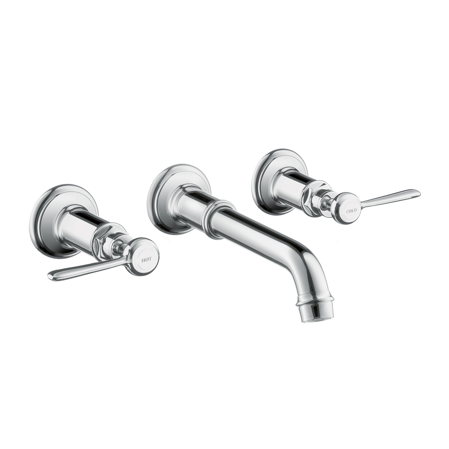 AXOR 16534001 Montreux Wall-Mounted Widespread Faucet Trim with Lever Handles, 1.2 GPM - Chrome