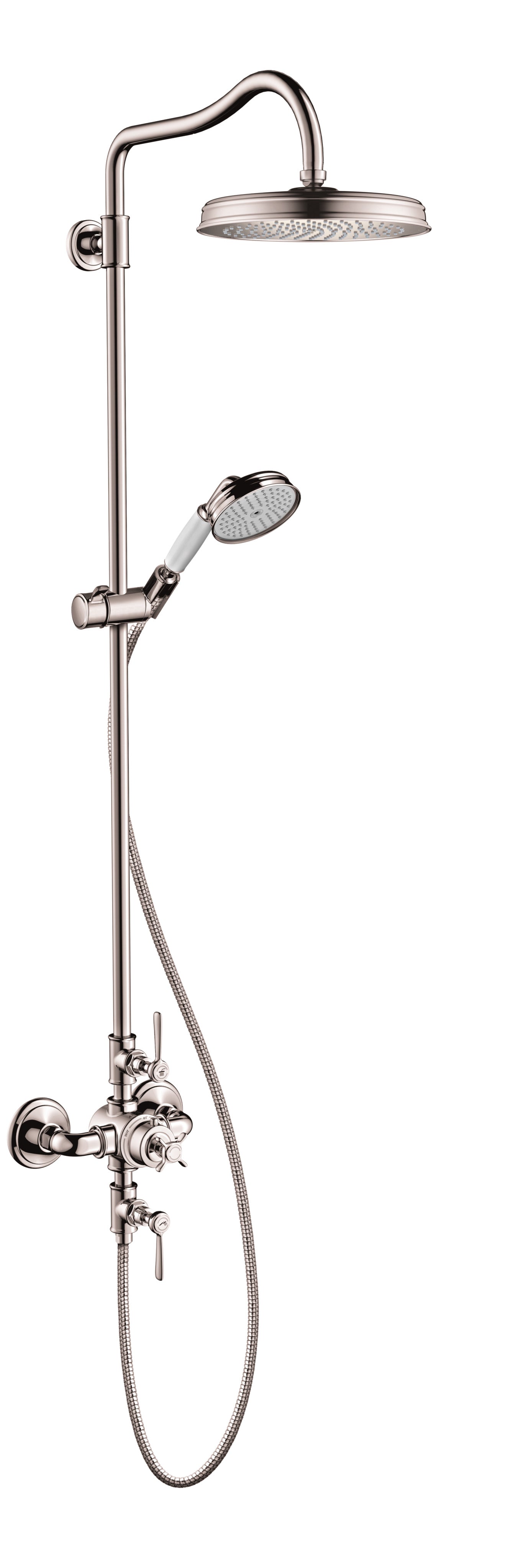 AXOR Montreux Showerpipe 240 1-Jet, 1.8 GPM in Polished Nickel