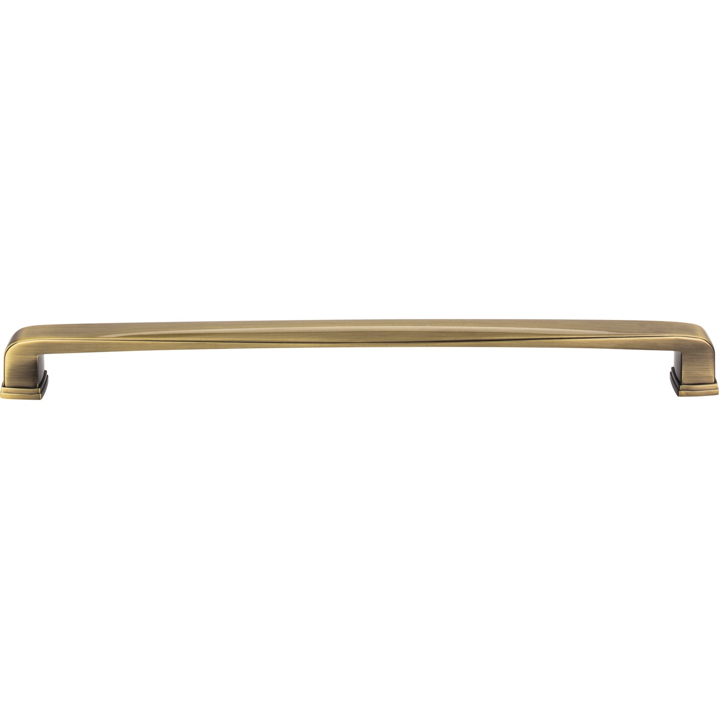 JEFFREY ALEXANDER 1092-12AB Milan 1 12" Center-to-Center Appliance Pull - Brushed Antique Brass