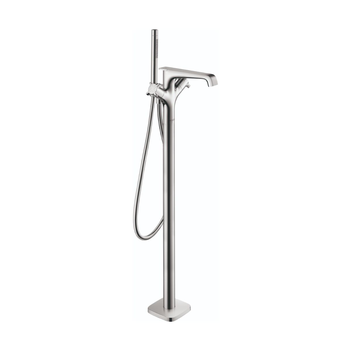 AXOR Citterio E Thermostatic Freestanding Tub Filler Trim with 1.75 GPM Handshower in Chrome