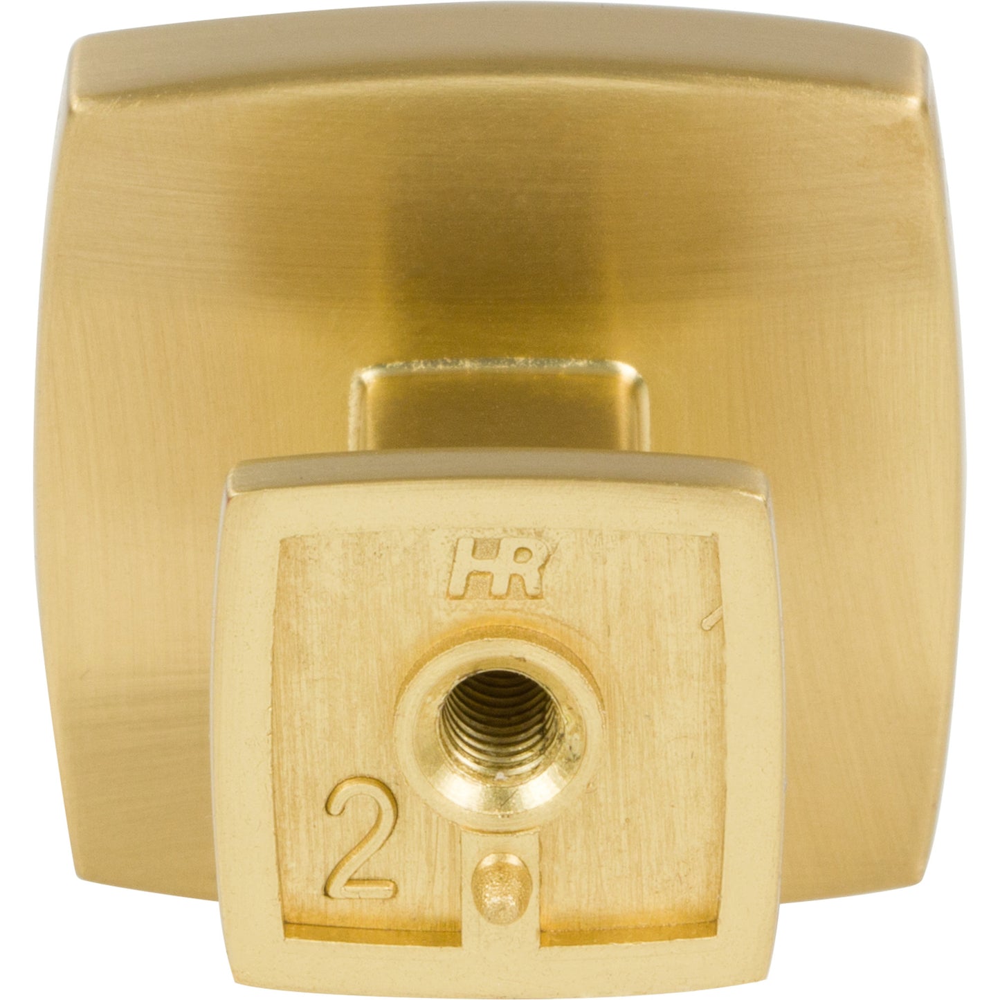 JEFFREY ALEXANDER 141BG Renzo 1-1/4" Diameter Square Knob - Brushed Gold