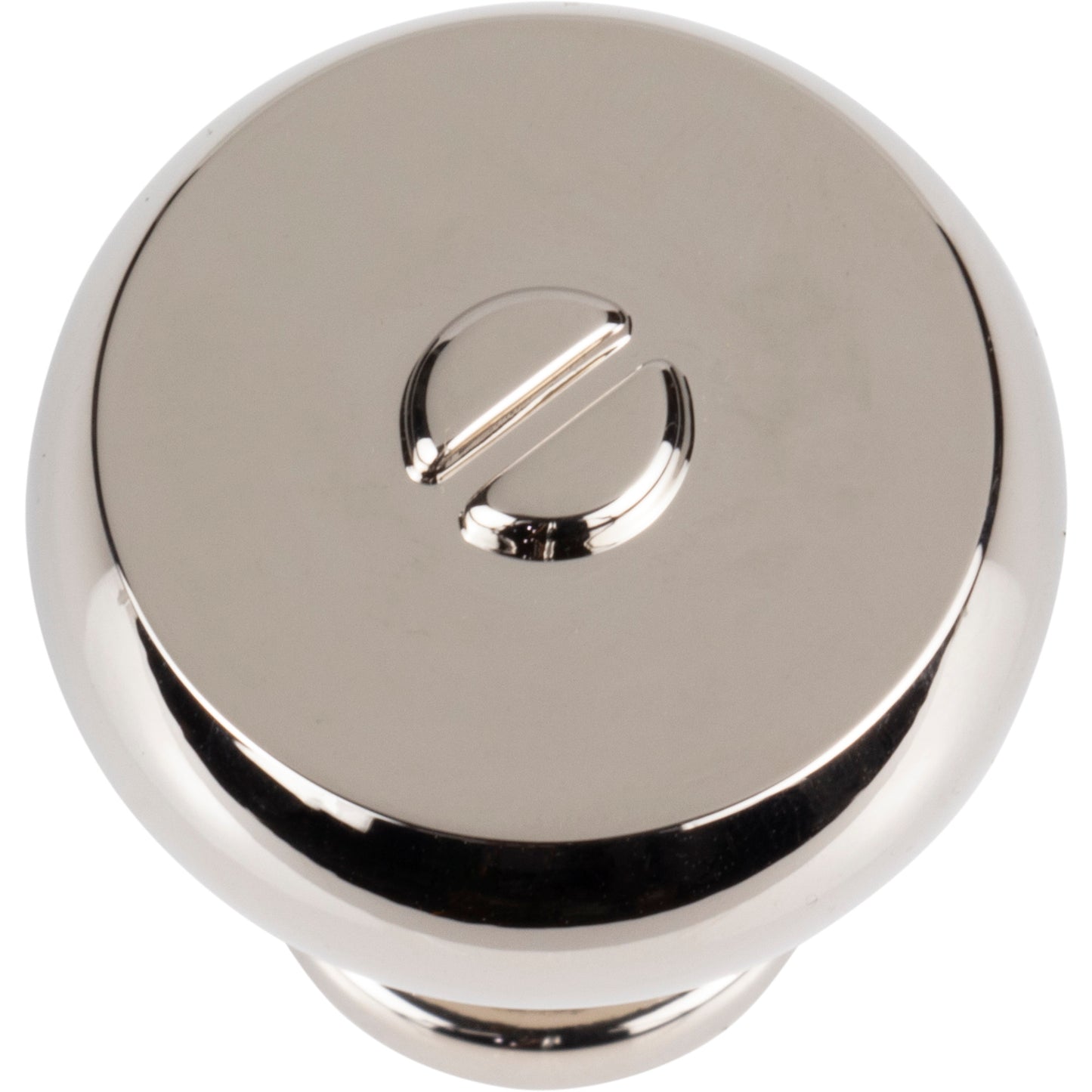 ATLAS A980-PN Everitt 1 3/16" Diameter Round Knob - Polished Nickel