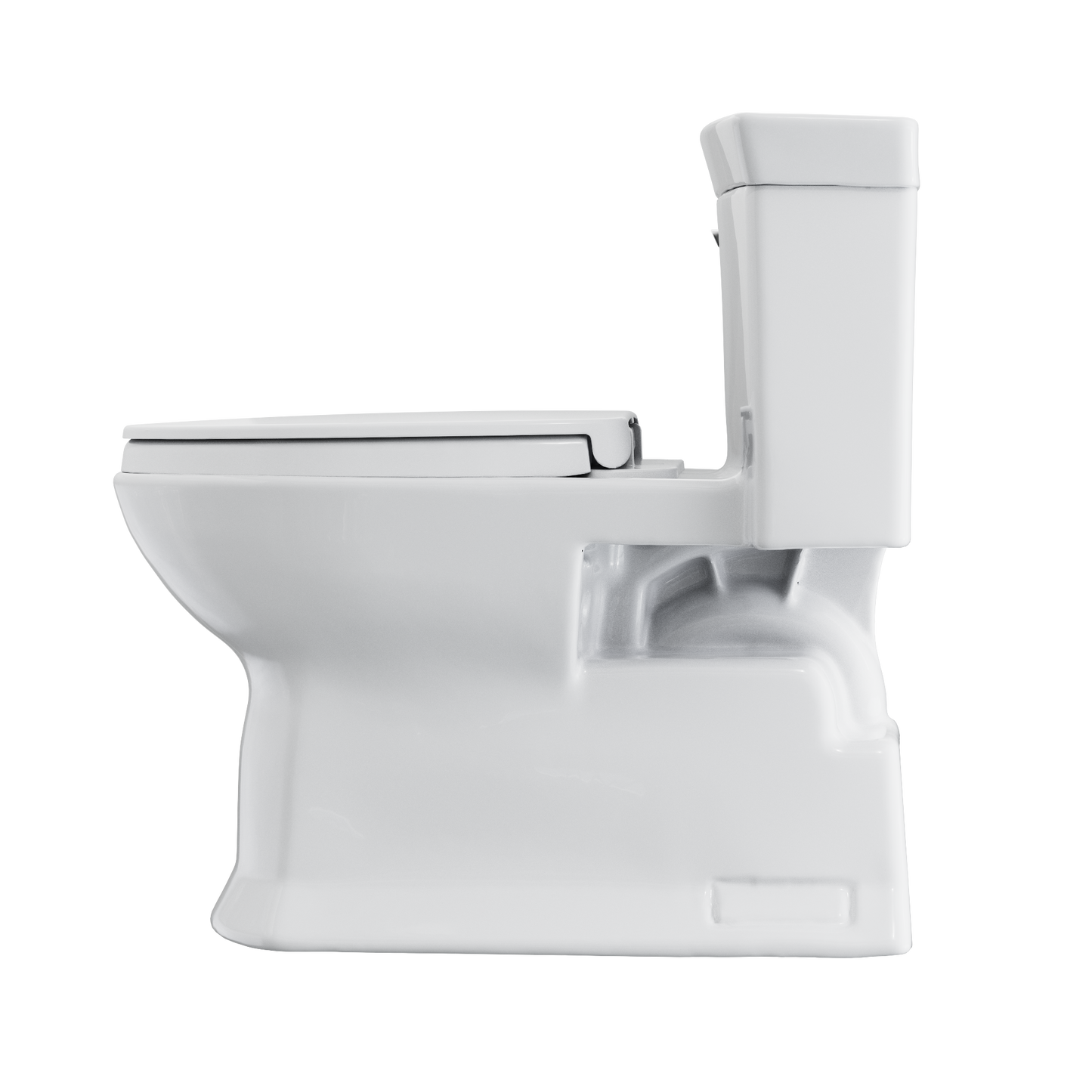 TOTO MS964124CEFG#01 Soiree One Piece Elongated 1.28 Gpf Universal Height Skirted Toilet With Cefiontect - Cotton White