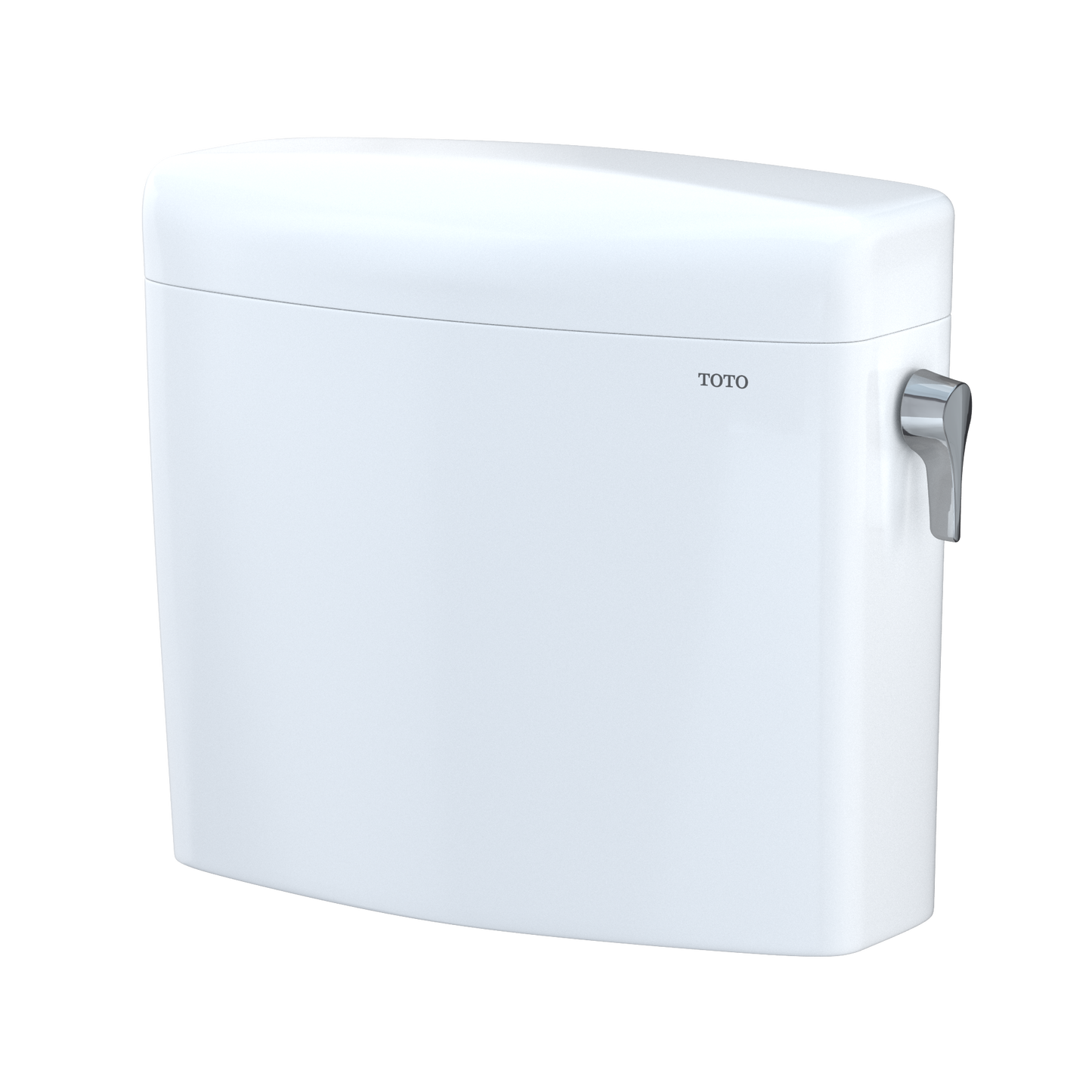 TOTO ST436EMNR#01 Aquia Iv Cube Dual Flush 1.28 And 0.9 Gpf Toilet Tank Only With Right Hand Trip Lever - Cotton White