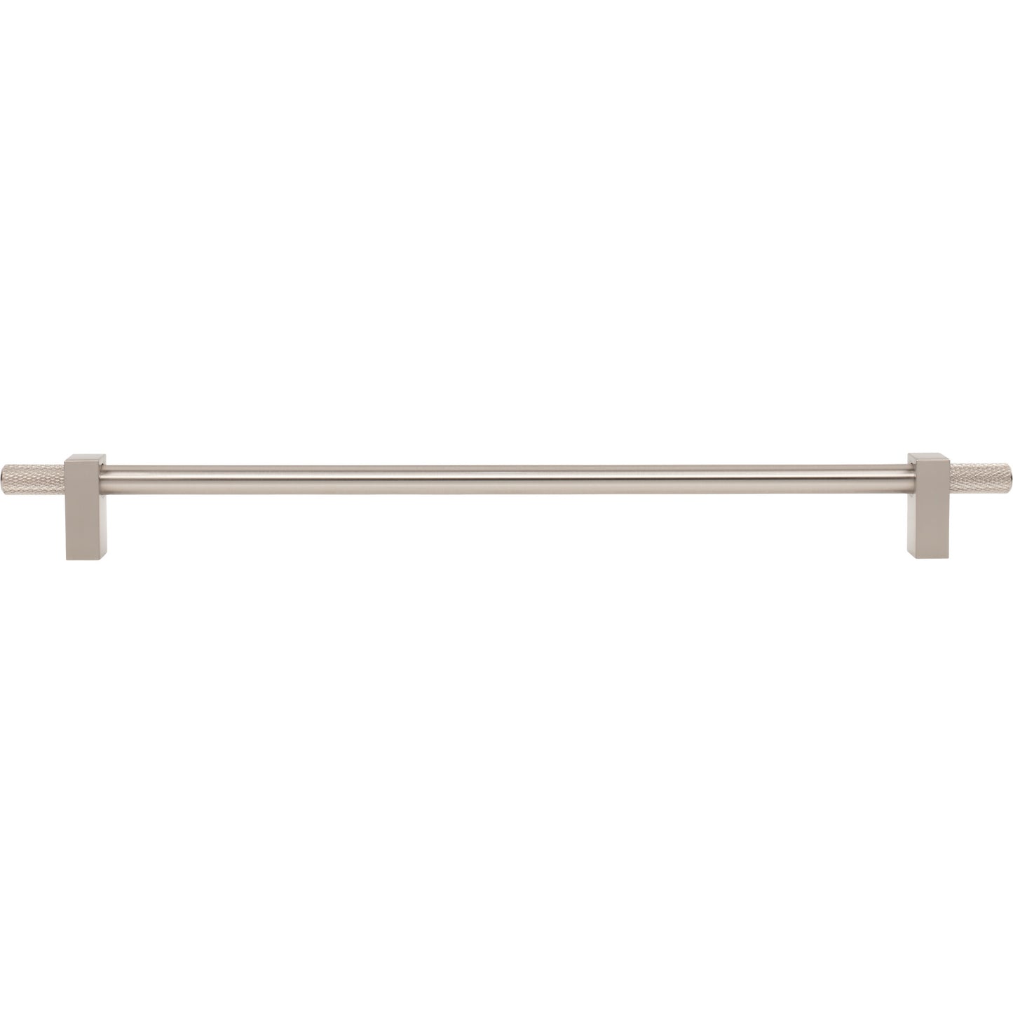 JEFFREY ALEXANDER 698-305SN Larkin Knurled Ends 305 mm Center-to-Center Bar Pull - Satin Nickel
