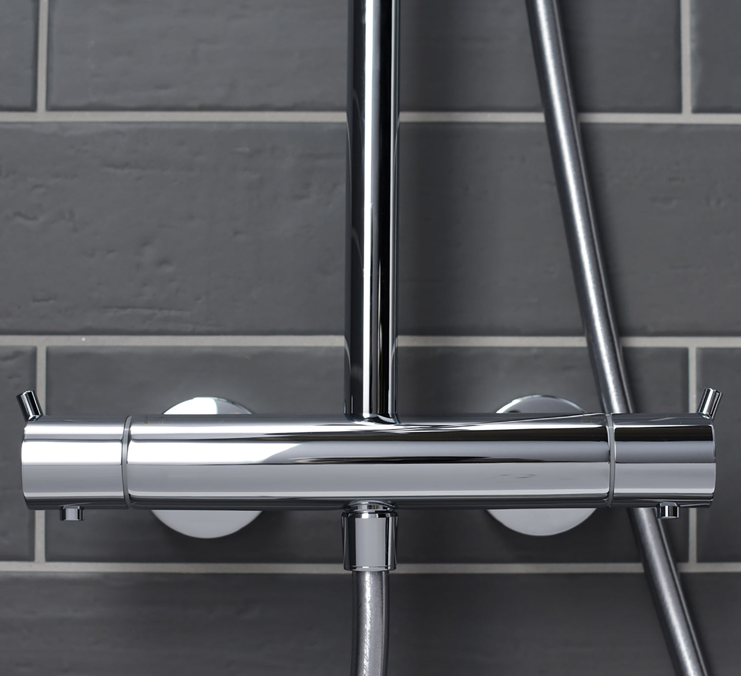 HANSGROHE 27169001 Chrome Croma Modern Showerpipe 2 GPM