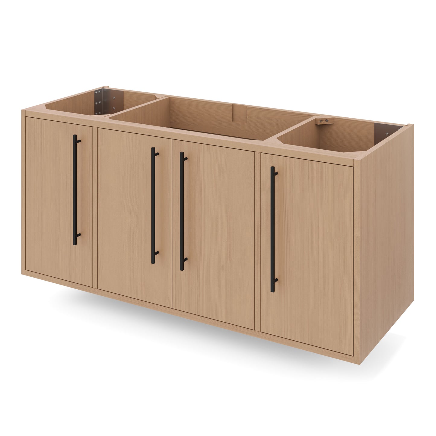 JEFFREY ALEXANDER VN2TEM-48-NO-NT 48" Natural Oak Tempest Vanity - Natural Oak