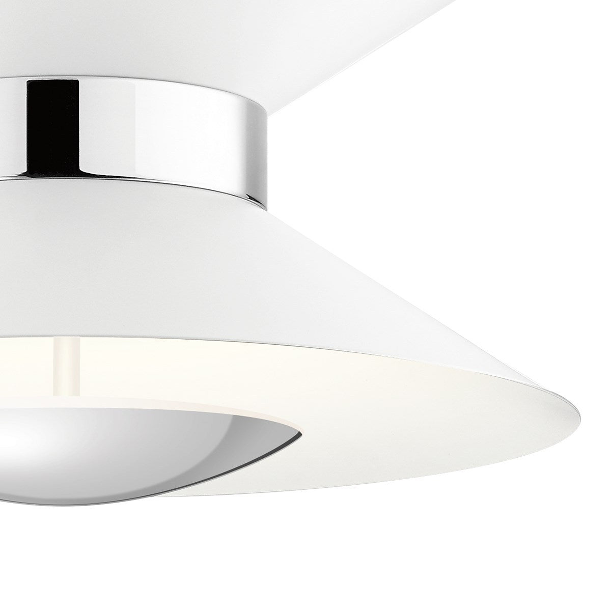 KICHLER 84132MWH Kordan Led Semi Flush Mount Matte White