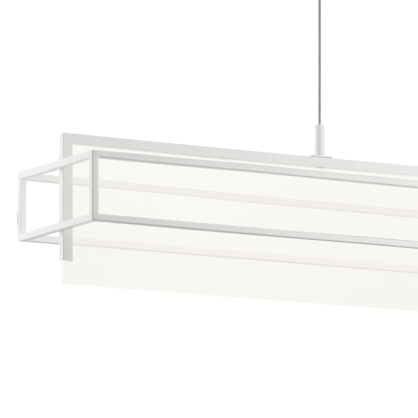 KICHLER 84051WH Vega Led Linear Chandelier White