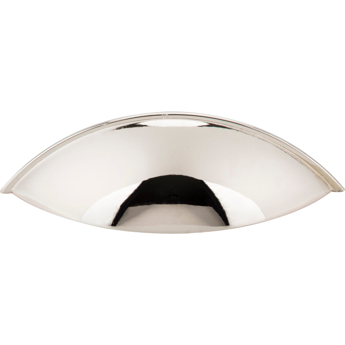 JEFFREY ALEXANDER 8236NI Bordeaux 96 mm Center-to-Center Cup/Bin Pull - Polished Nickel