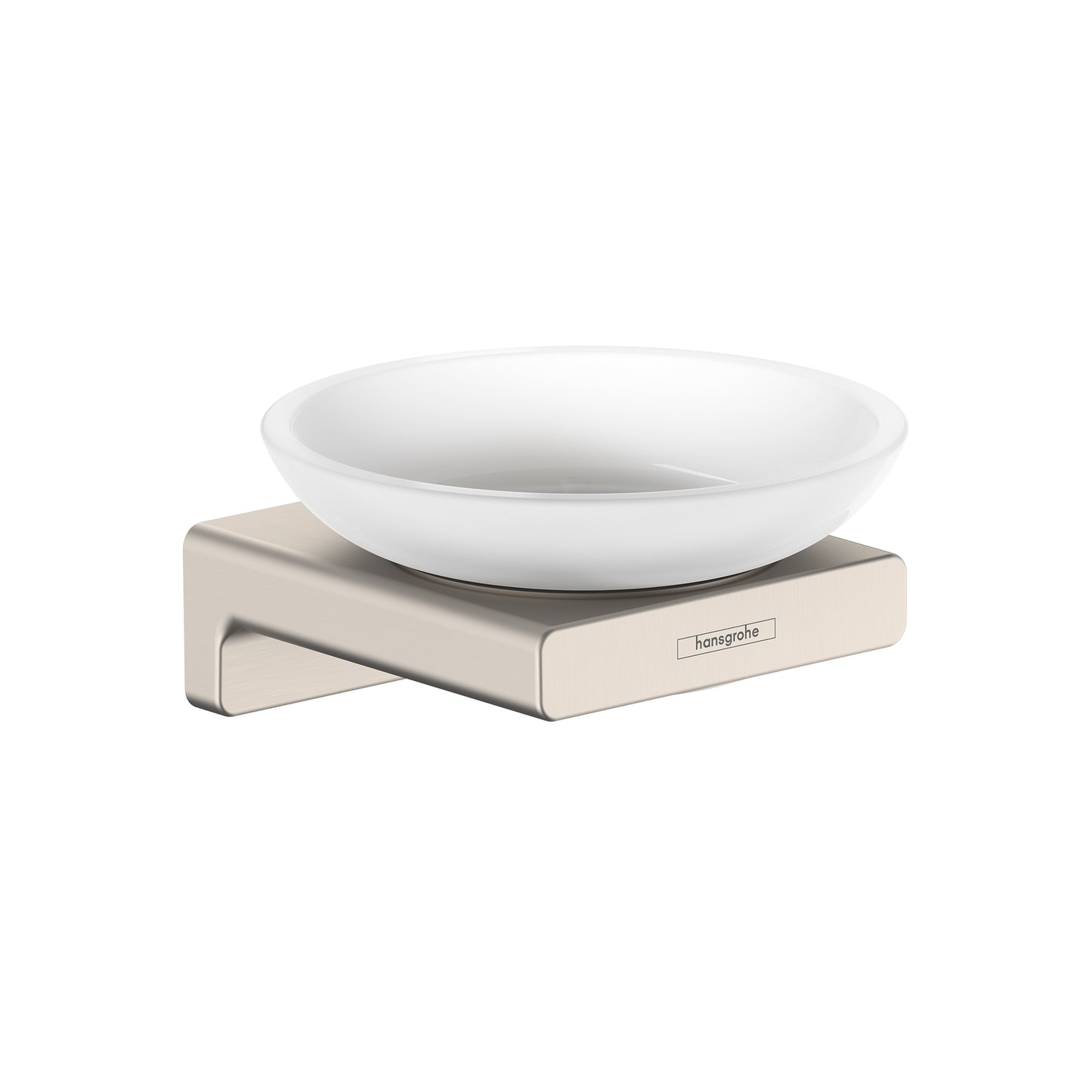 HANSGROHE 41746820 AddStoris Soap Dish in Brushed Nickel