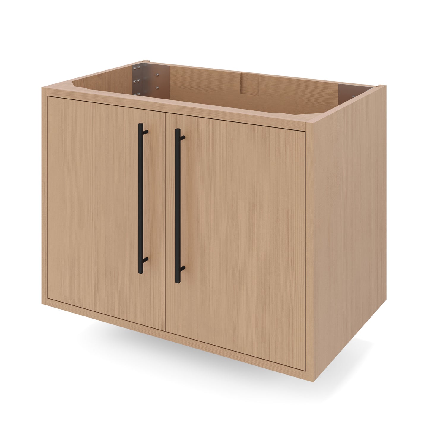 JEFFREY ALEXANDER VN2TEM-30-NO-NT 30" Natural Oak Tempest Vanity - Natural Oak