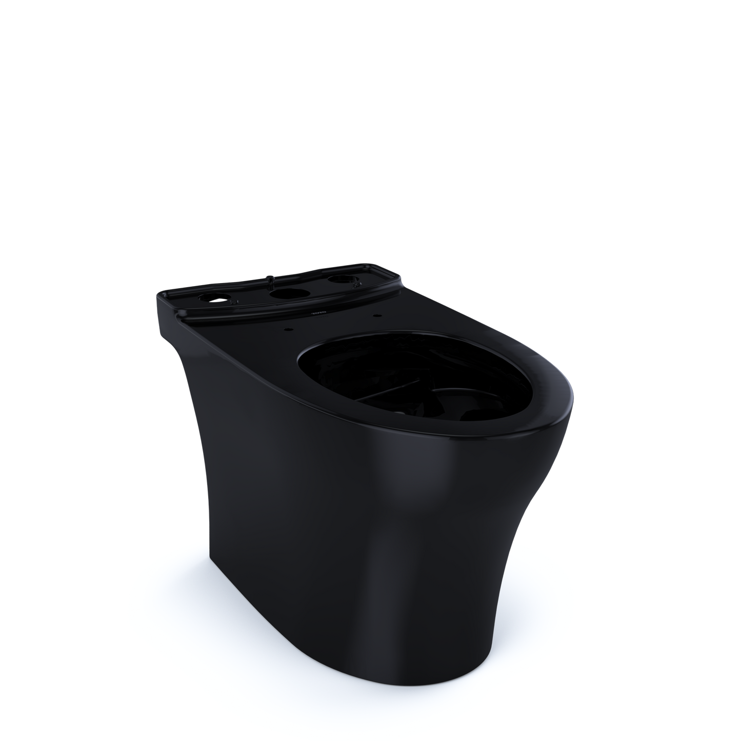 TOTO CT446CENT40#51 Aquia Iv Washlet+ Elongated Skirted Toilet Bowl - Ebony