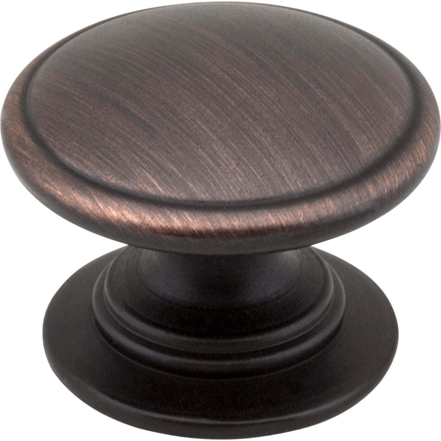 JEFFREY ALEXANDER 3980-DBAC Durham 1-1/4" Diameter Mushroom Knob - Brushed Oil Rubbed Bronze