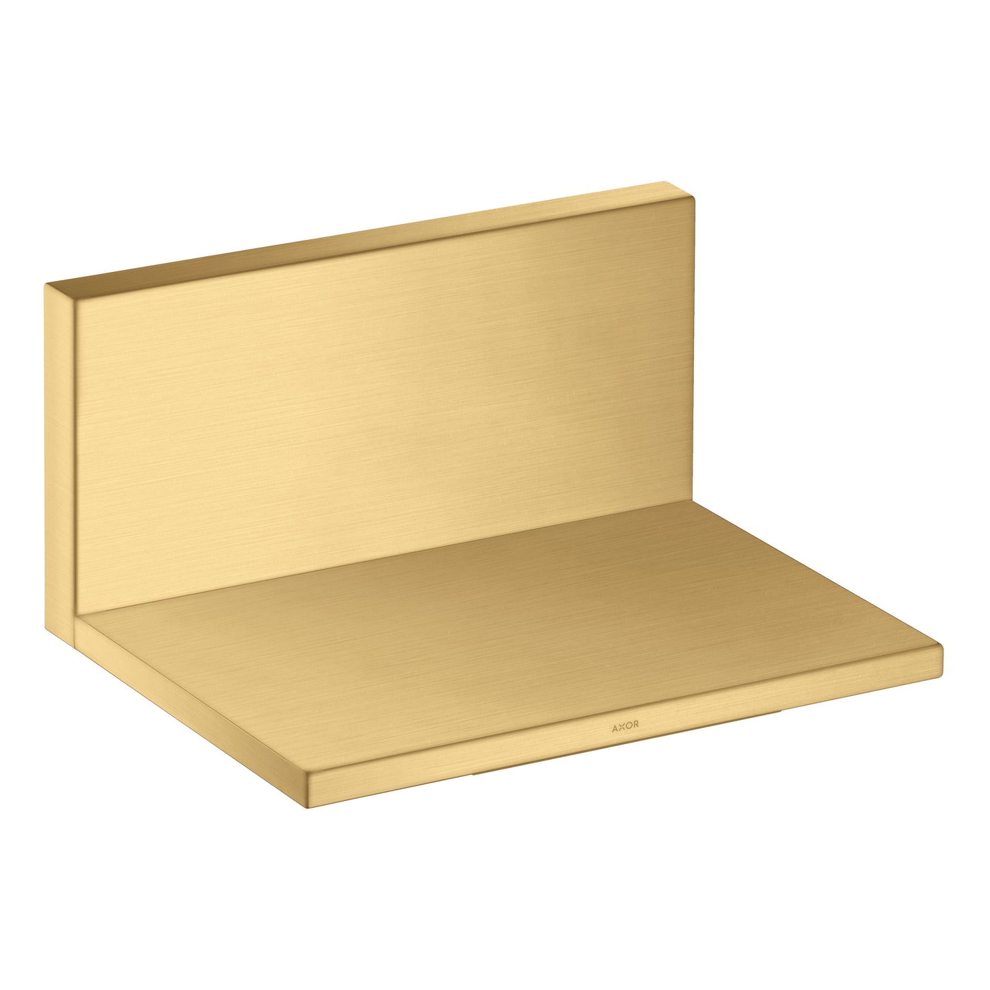 AXOR ShowerSolutions Tub Spout Trim 10" x 5" in Brushed Gold Optic