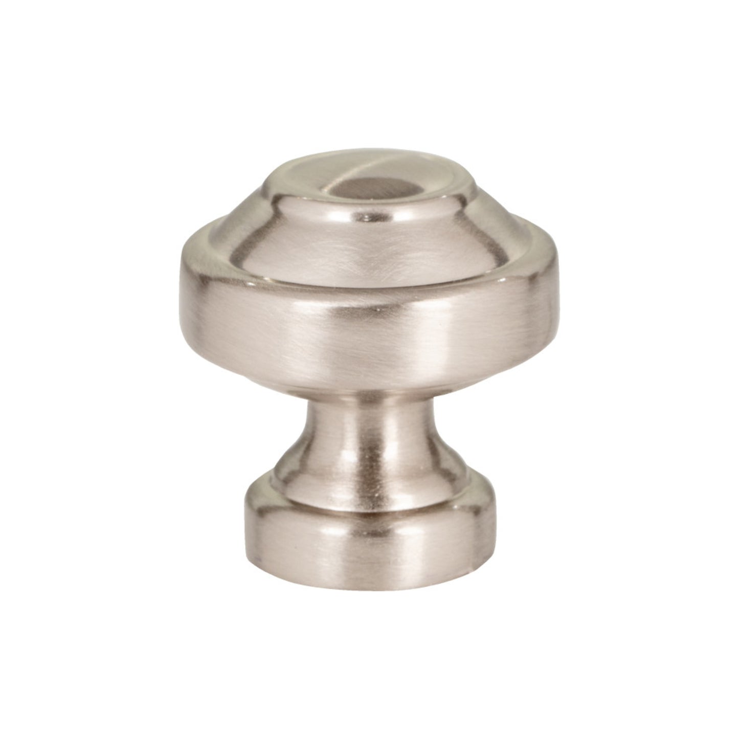 ATLAS A640-BRN Malin 1 1/8" Length Mushroom Knob - Brushed Nickel