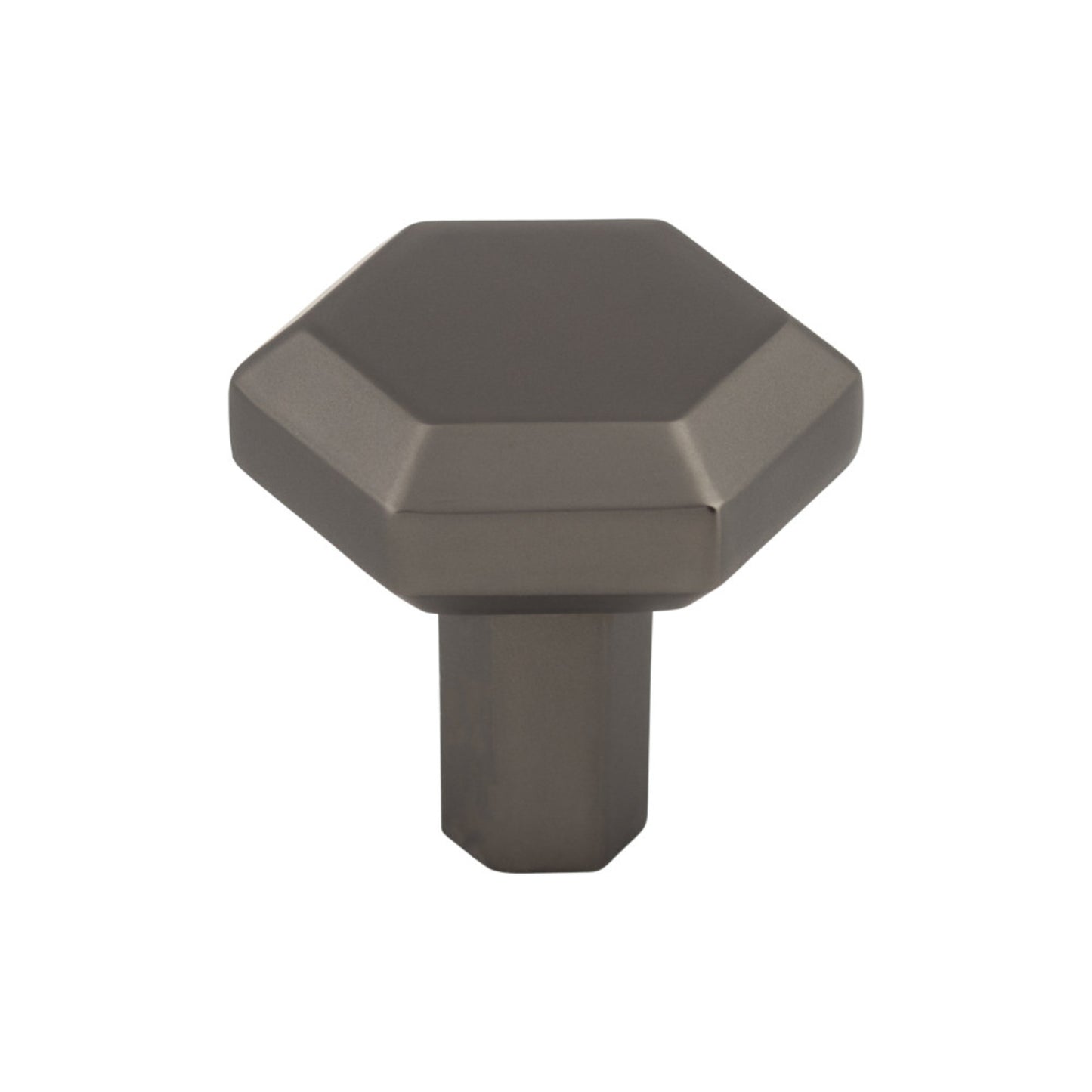 TOP KNOBS TK791AG Lydia 1 1/8" Length Square Knob - Ash Gray