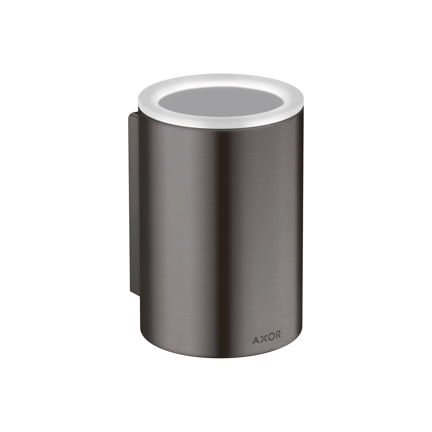 AXOR Universal Circular Toothbrush Tumbler in Brushed Black Chrome