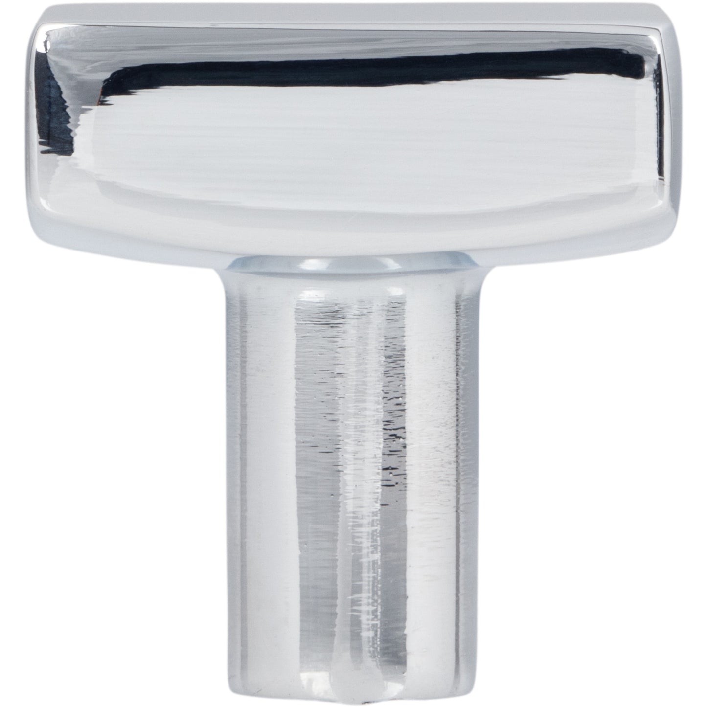 JEFFREY ALEXANDER 845PC Dominique 1-1/8" Length Square Knob - Polished Chrome