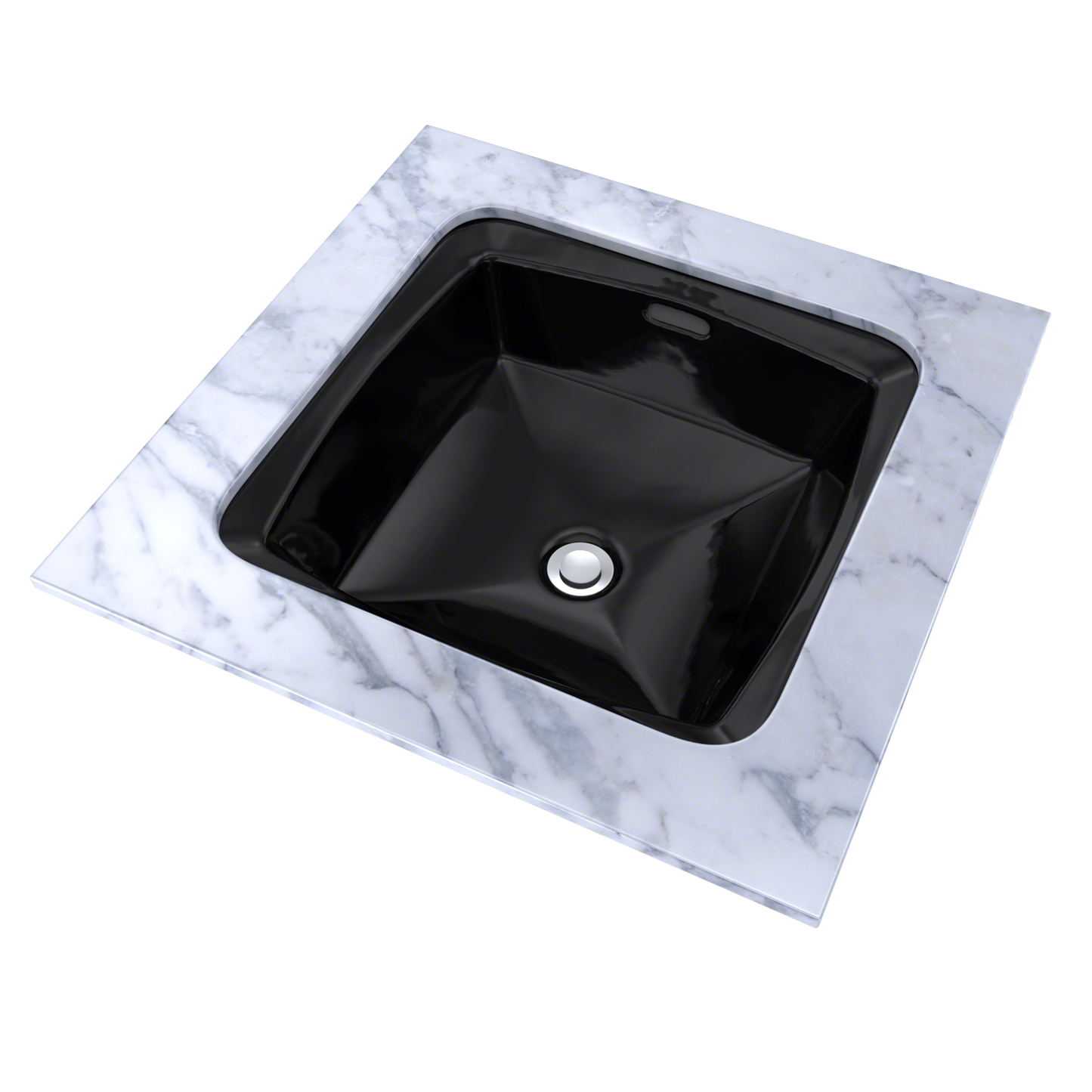 TOTO LT491#51 Connelly Square Undermount Bathroom Sink - Ebony