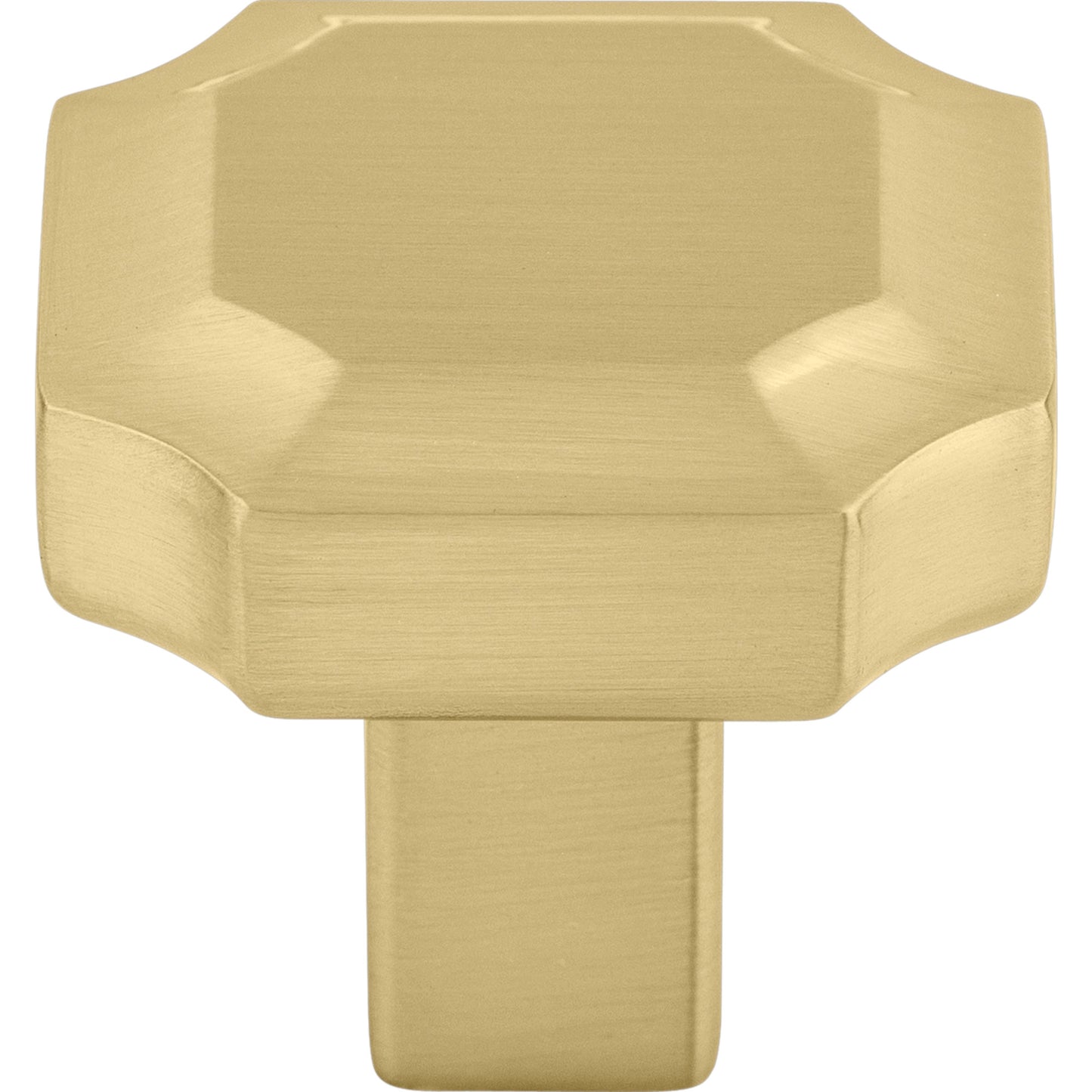 TOP KNOBS TK3020HB Davenport 1 1/4" Length Geometric Knob - Honey Bronze