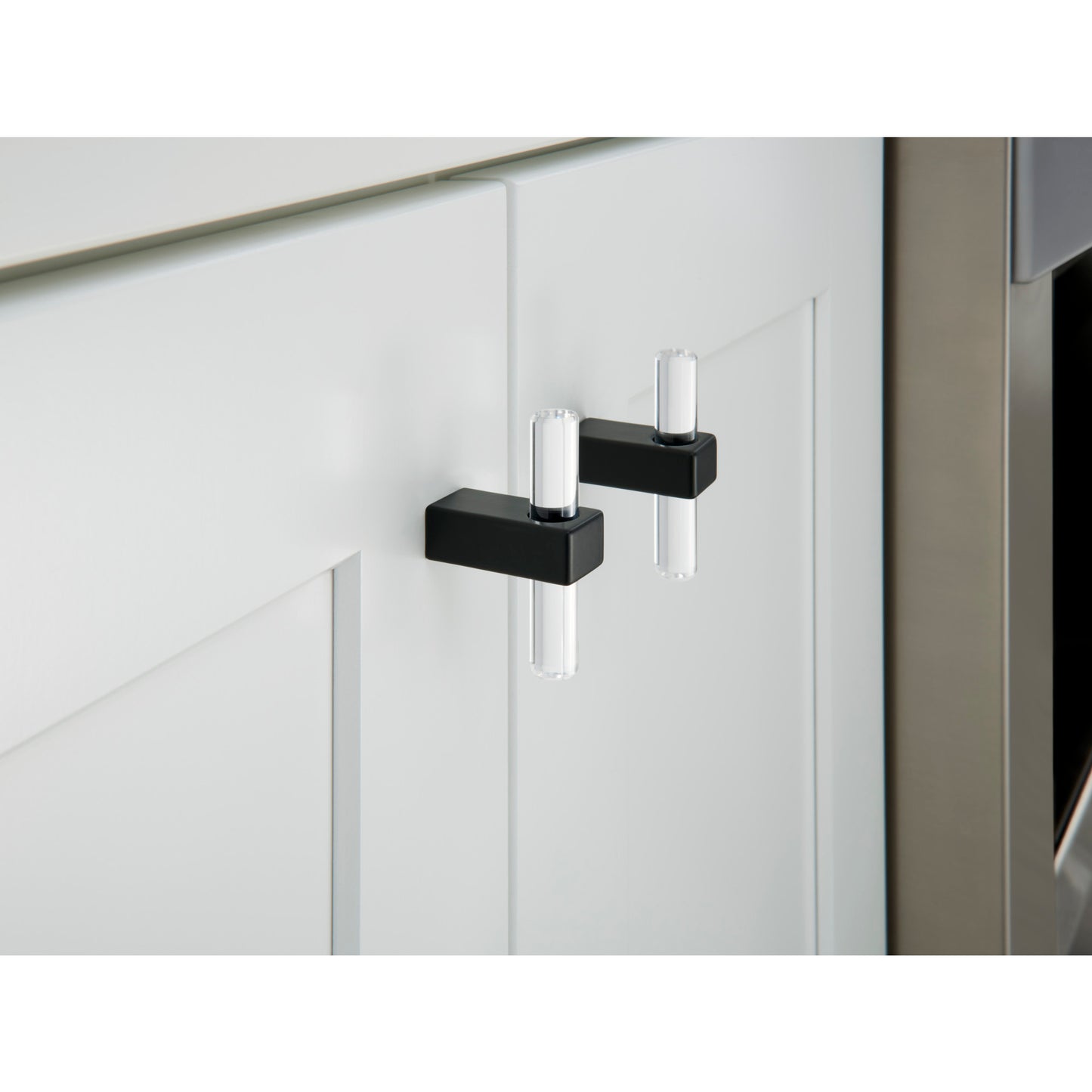 JEFFREY ALEXANDER 578T-MB Spencer 2-3/8" Length Bar Knob - Matte Black