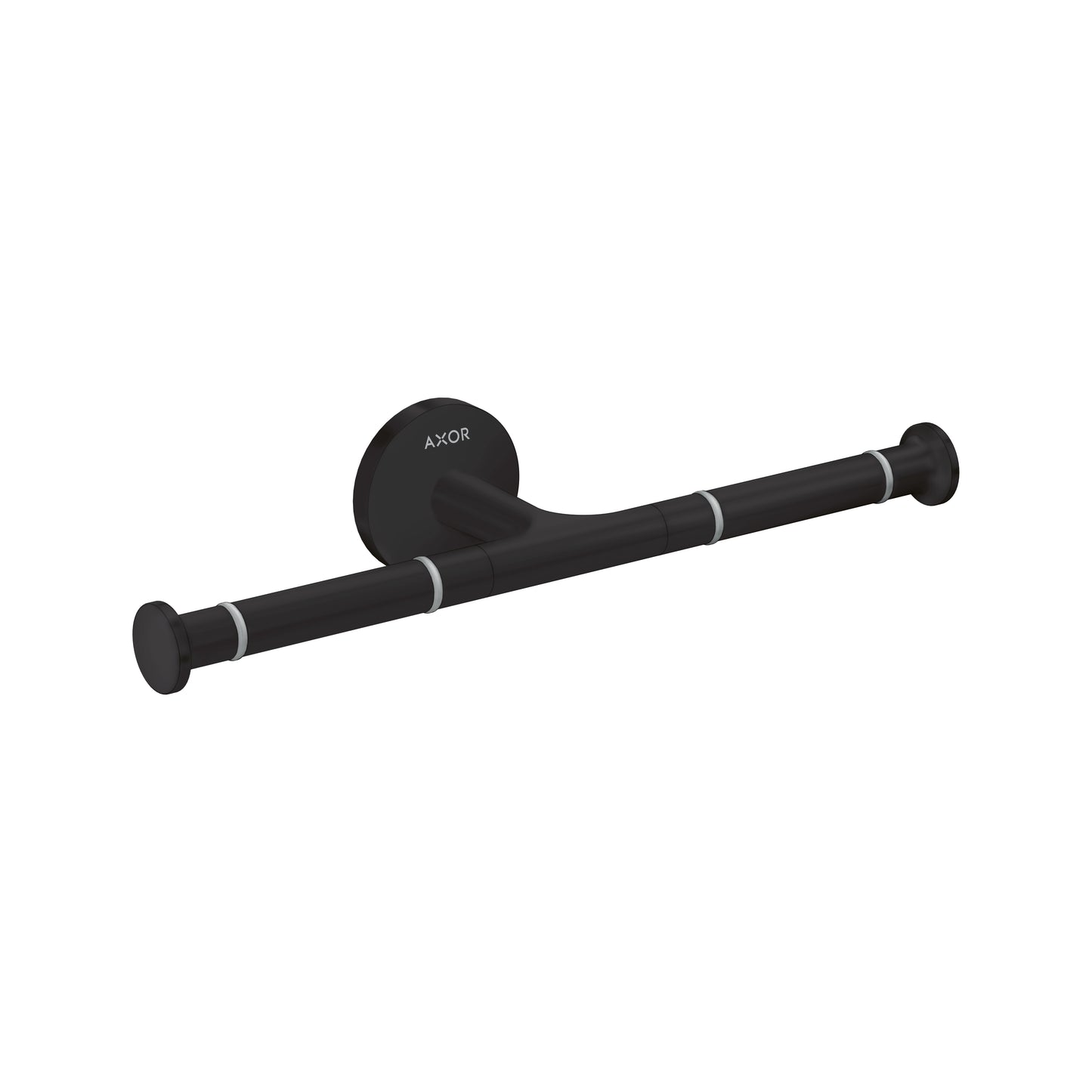 AXOR 42857670 Universal Circular Double Toilet Paper Holder - Matte Black