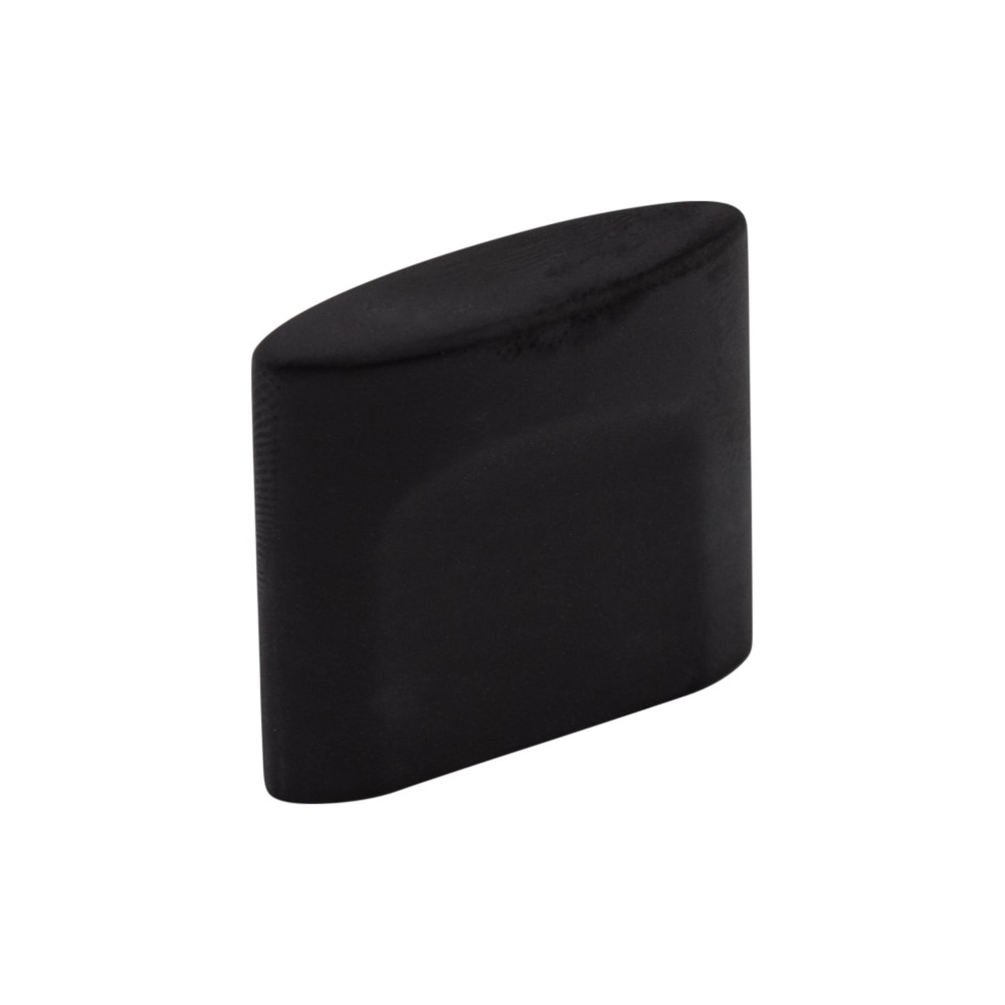 TOP KNOBS TK73BLK Oval Slot 3/4" Center to Center Oval Knob - Flat Black