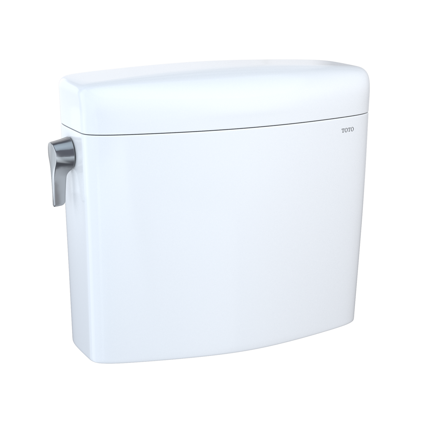 TOTO ST436EMNA#01 Aquia Iv Cube Dual Flush 1.28 And 0.9 Gpf Toilet Tank Only With Washlet+ Auto Flush Compatibility - Cotton White