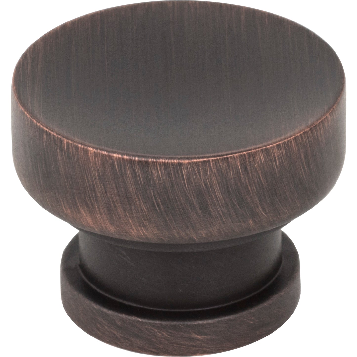 JEFFREY ALEXANDER 484DBAC Elara 1-1/4" Diameter Round Knob - Brushed Oil Rubbed Bronze
